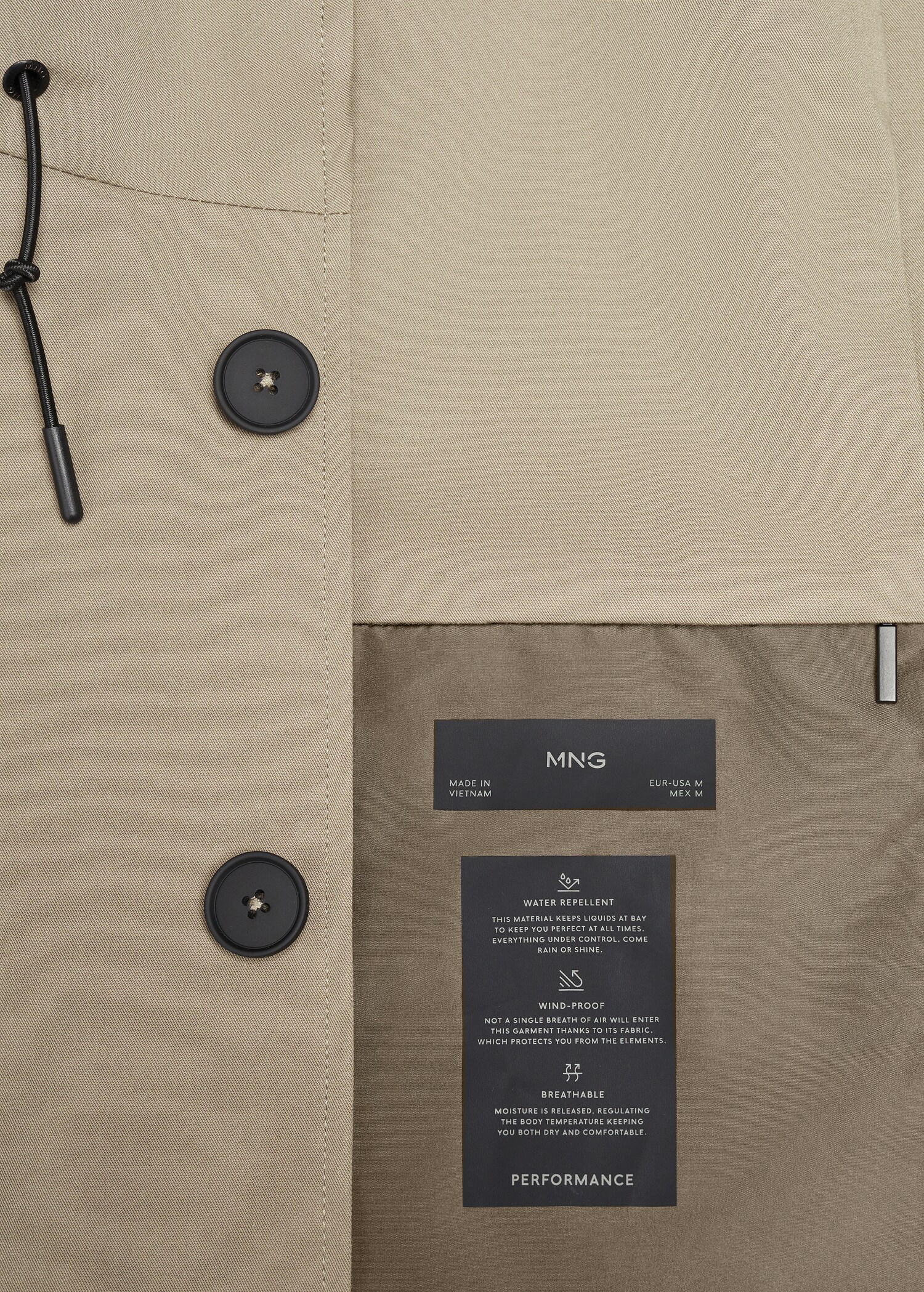 Parka capucha water proof - Detalle del artículo 8
