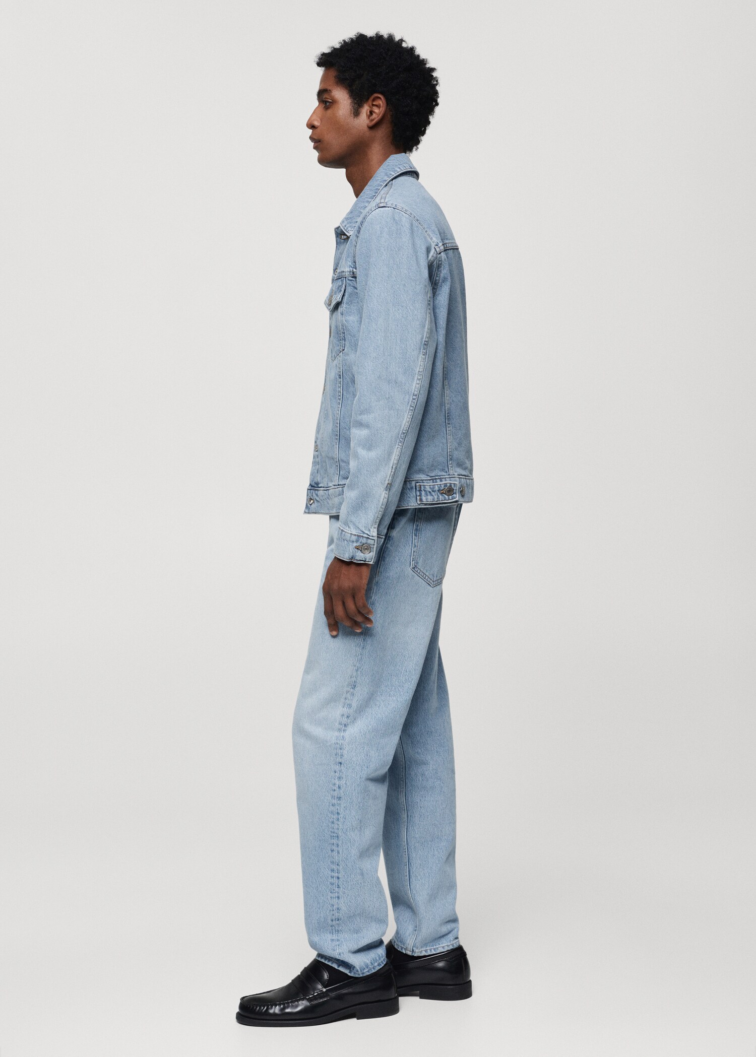 Pocketed denim jacket - Details of the article 2