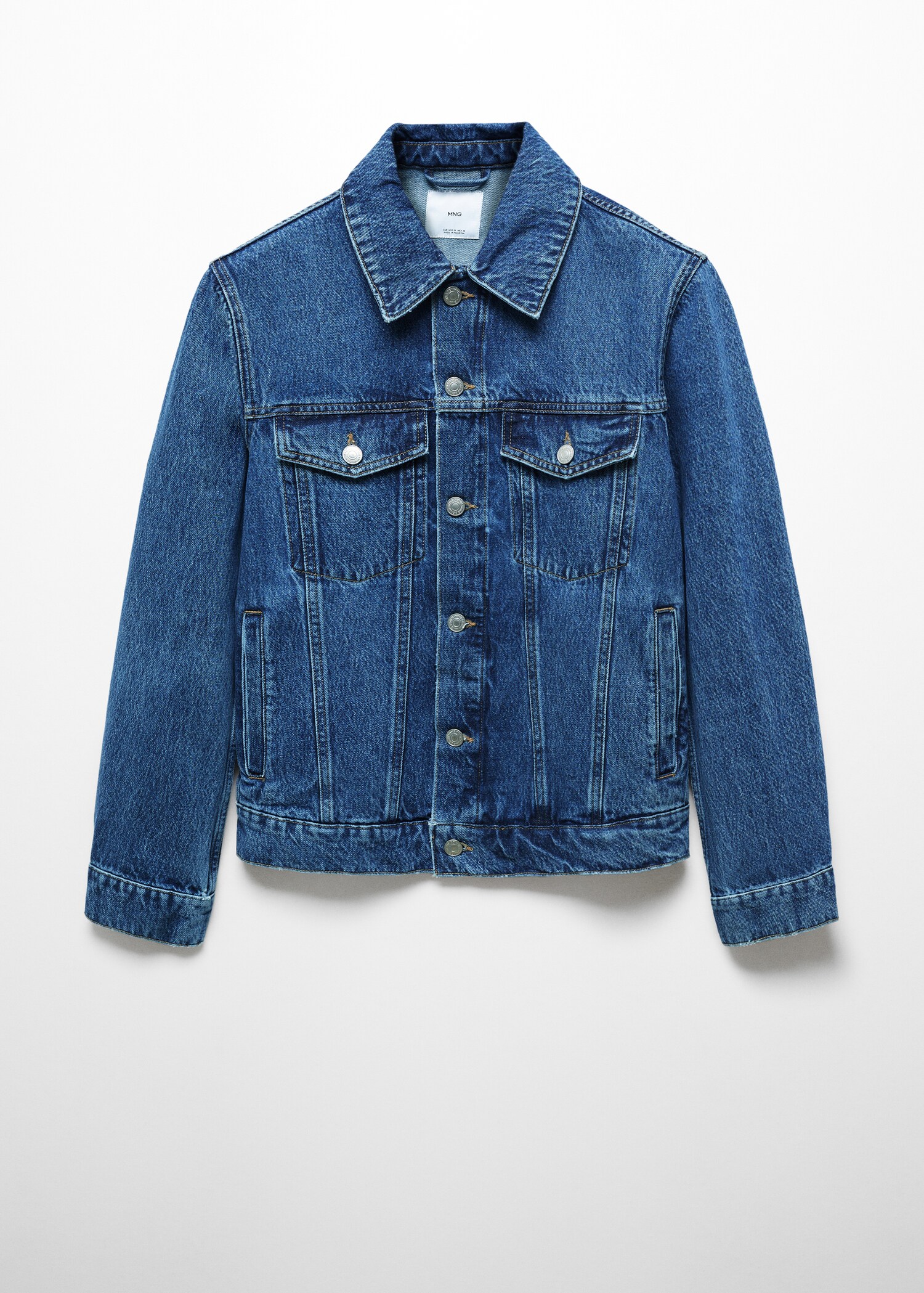 Pocketed denim jacket - Article without model
