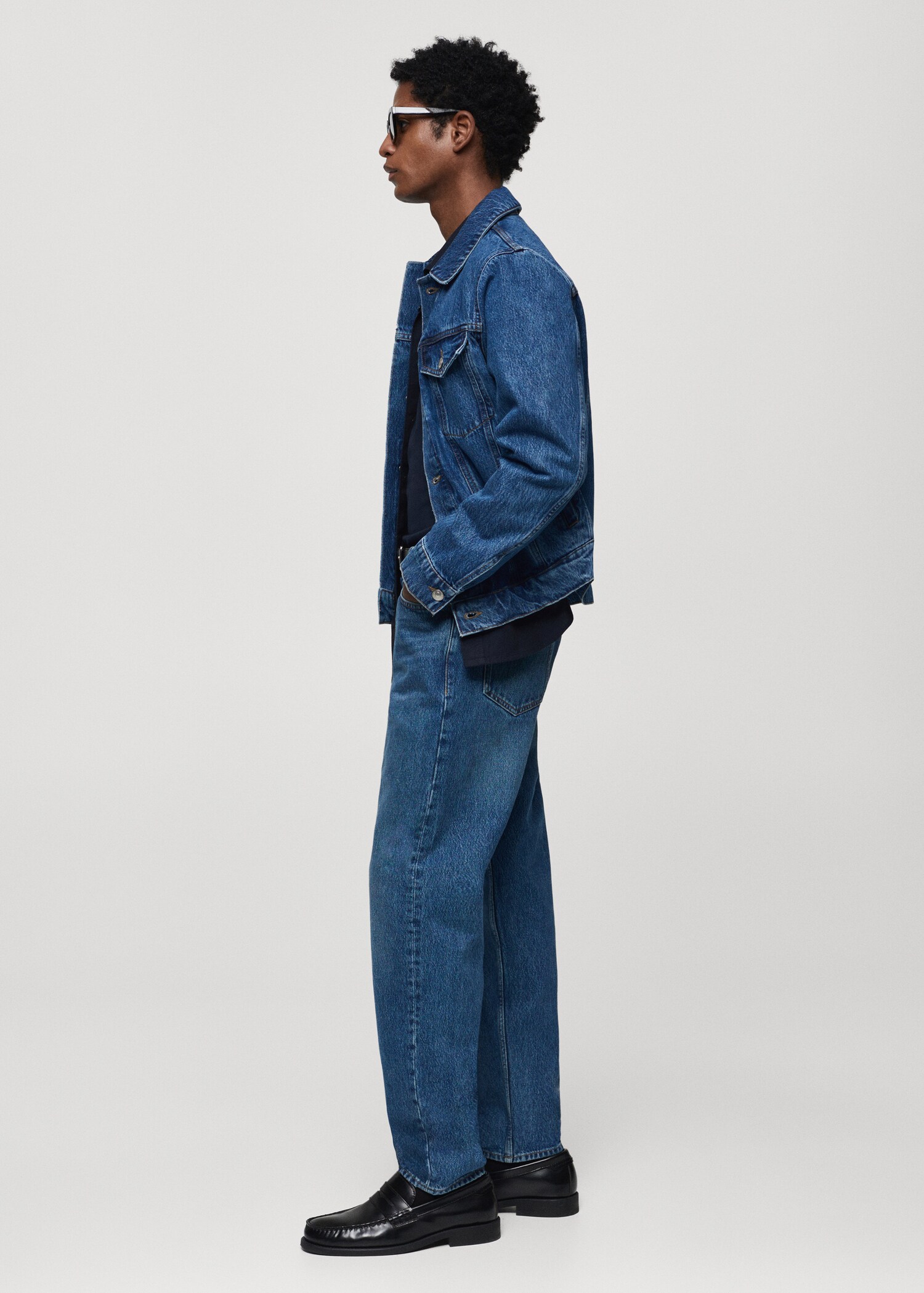 Pocketed denim jacket - Details of the article 2