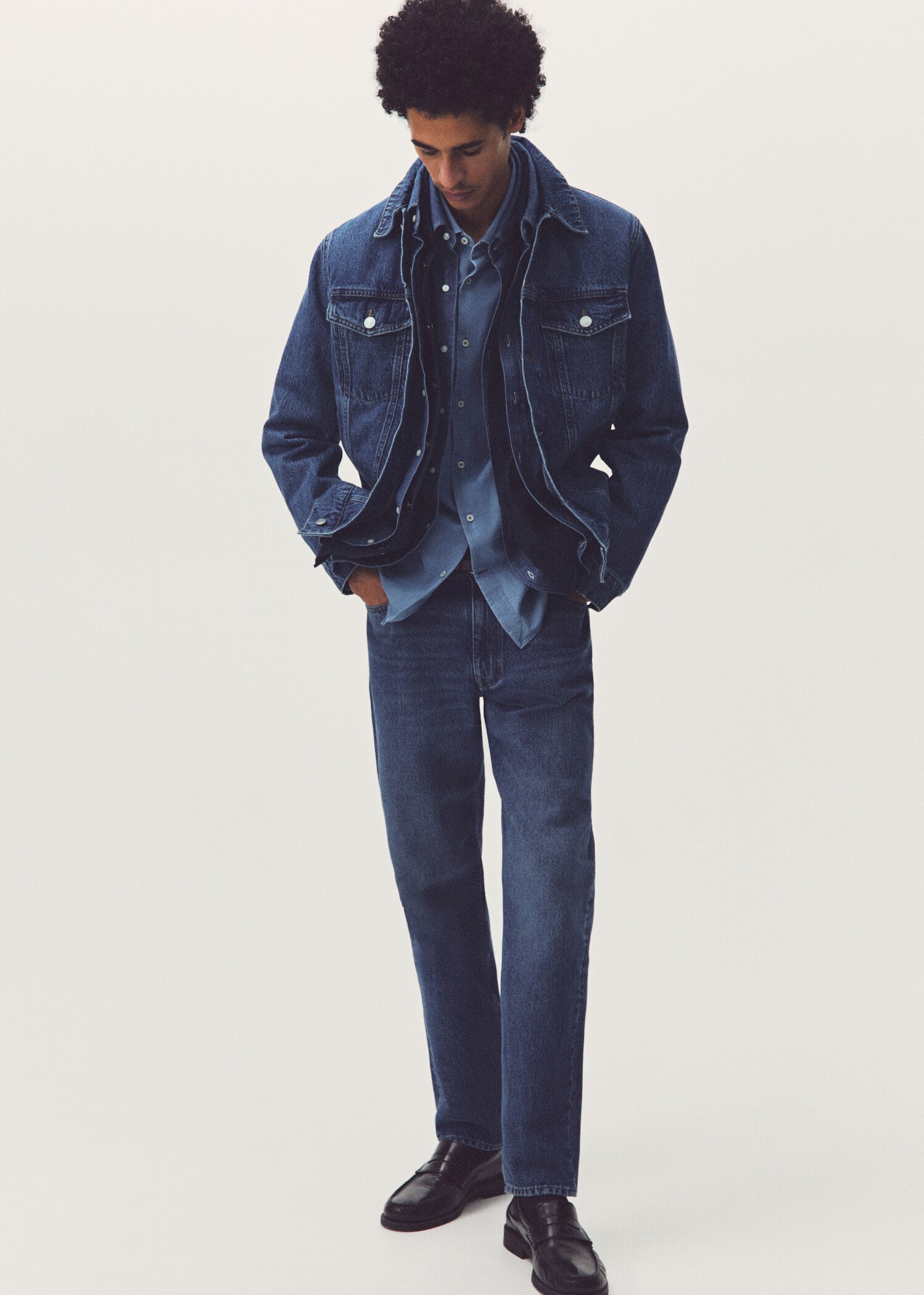 Pocketed denim jacket - Details of the article 6
