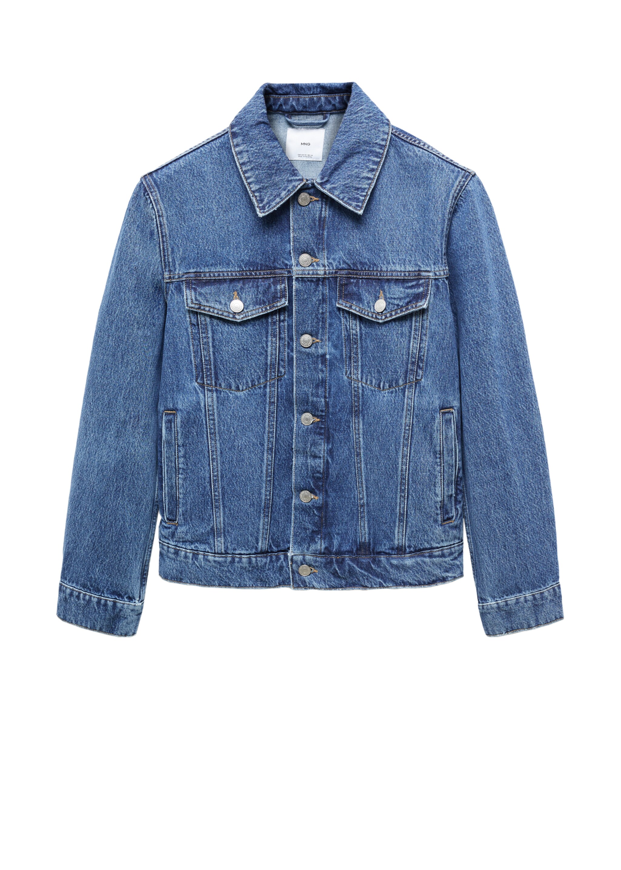 Pocketed denim jacket - Details of the article 9