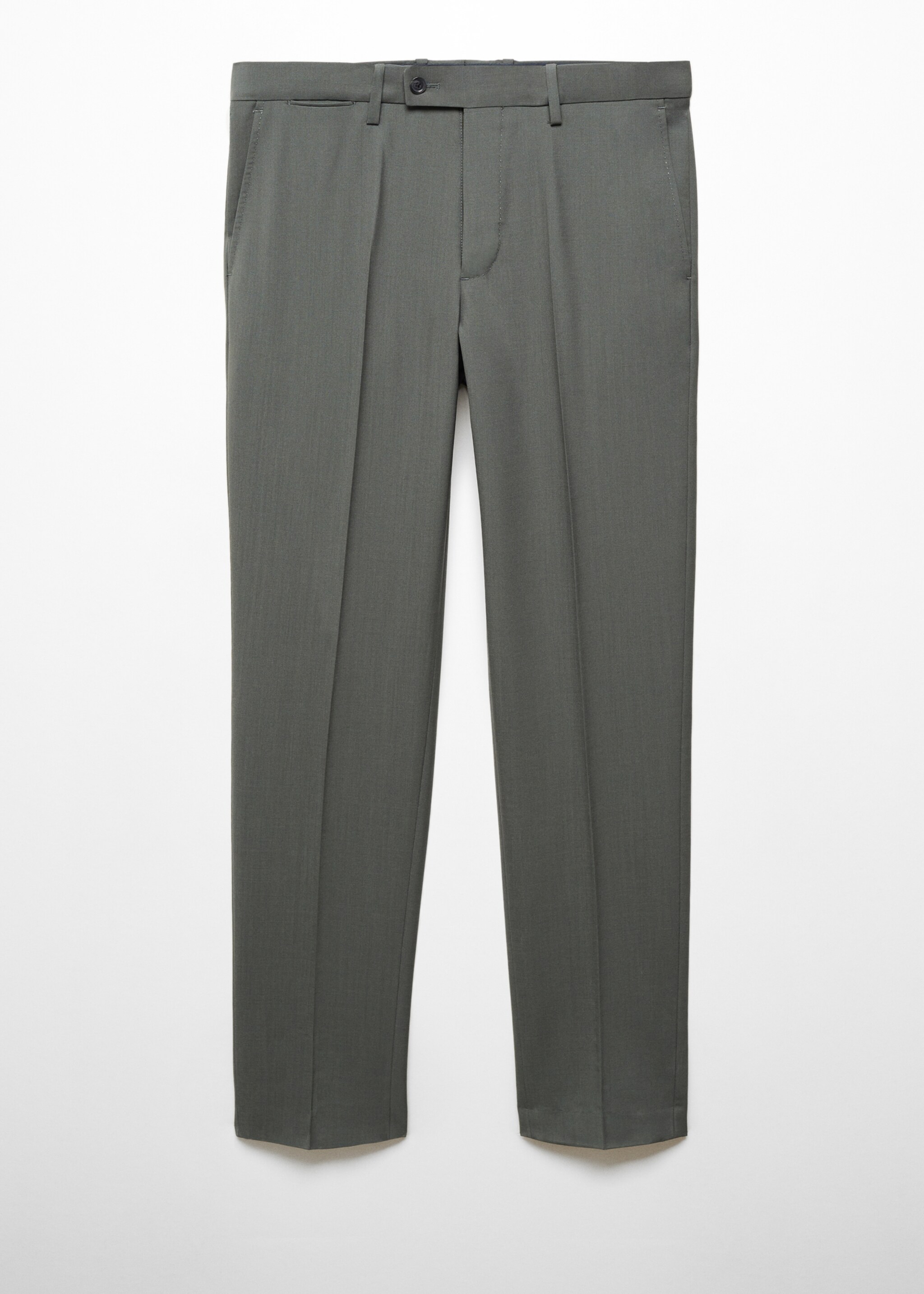Slim fit wool suit trousers - Article without model