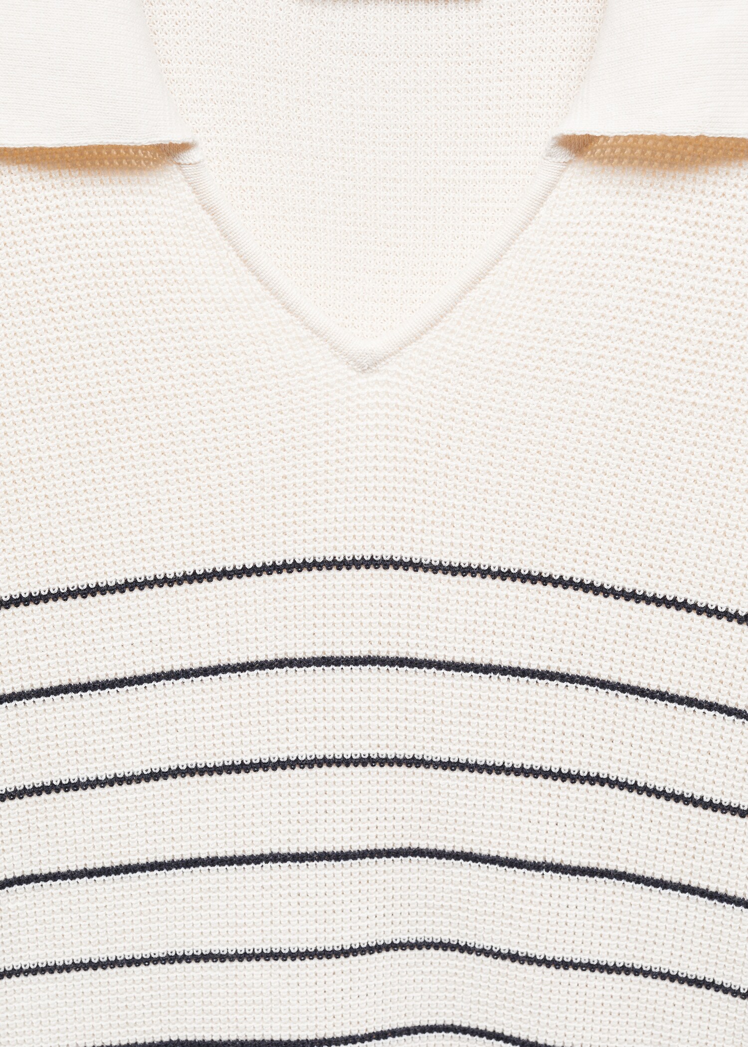 Pull-over style polo rayures - Détail de l'article 8