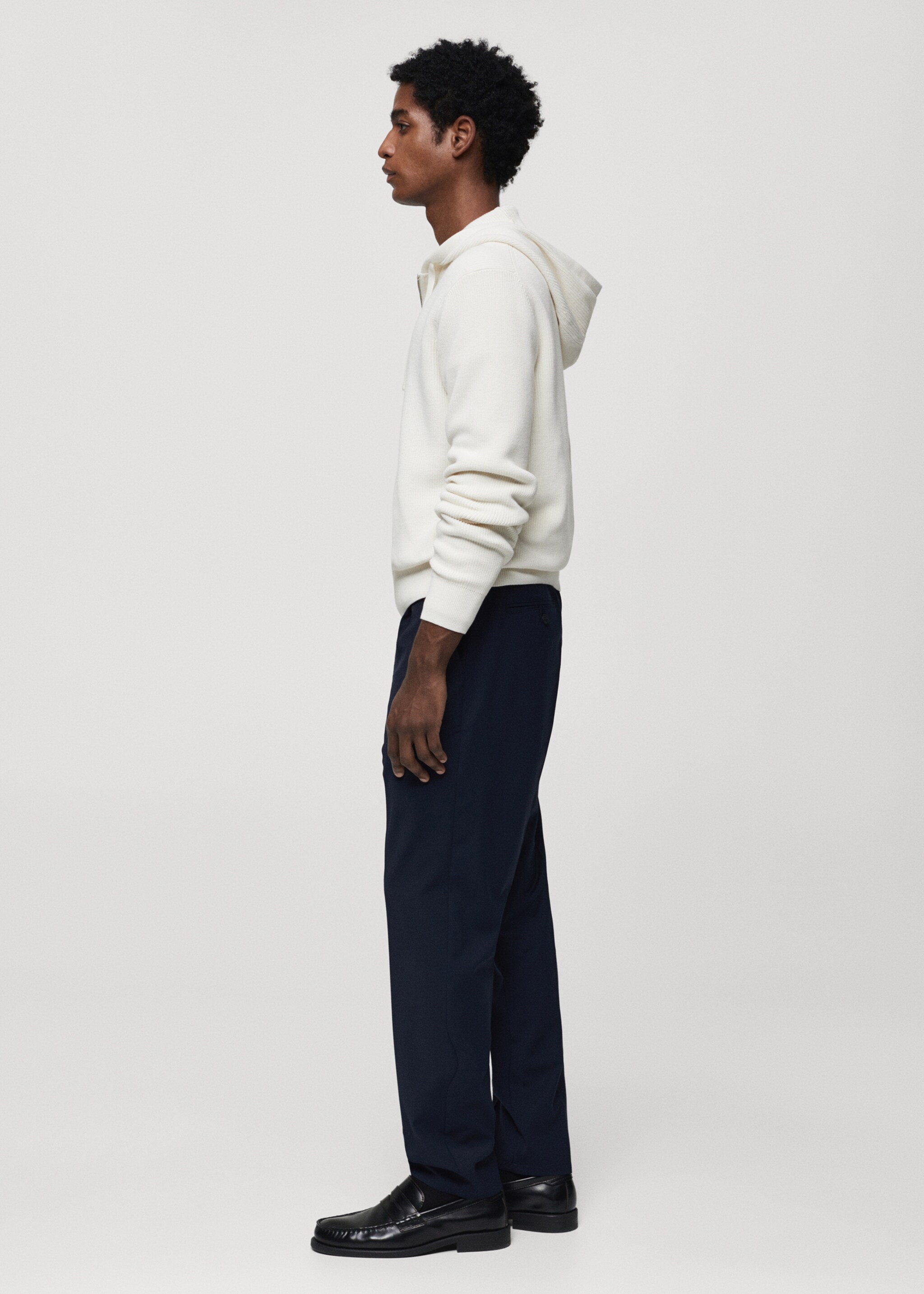 Hooded knit sweatshirt - Details of the article 2