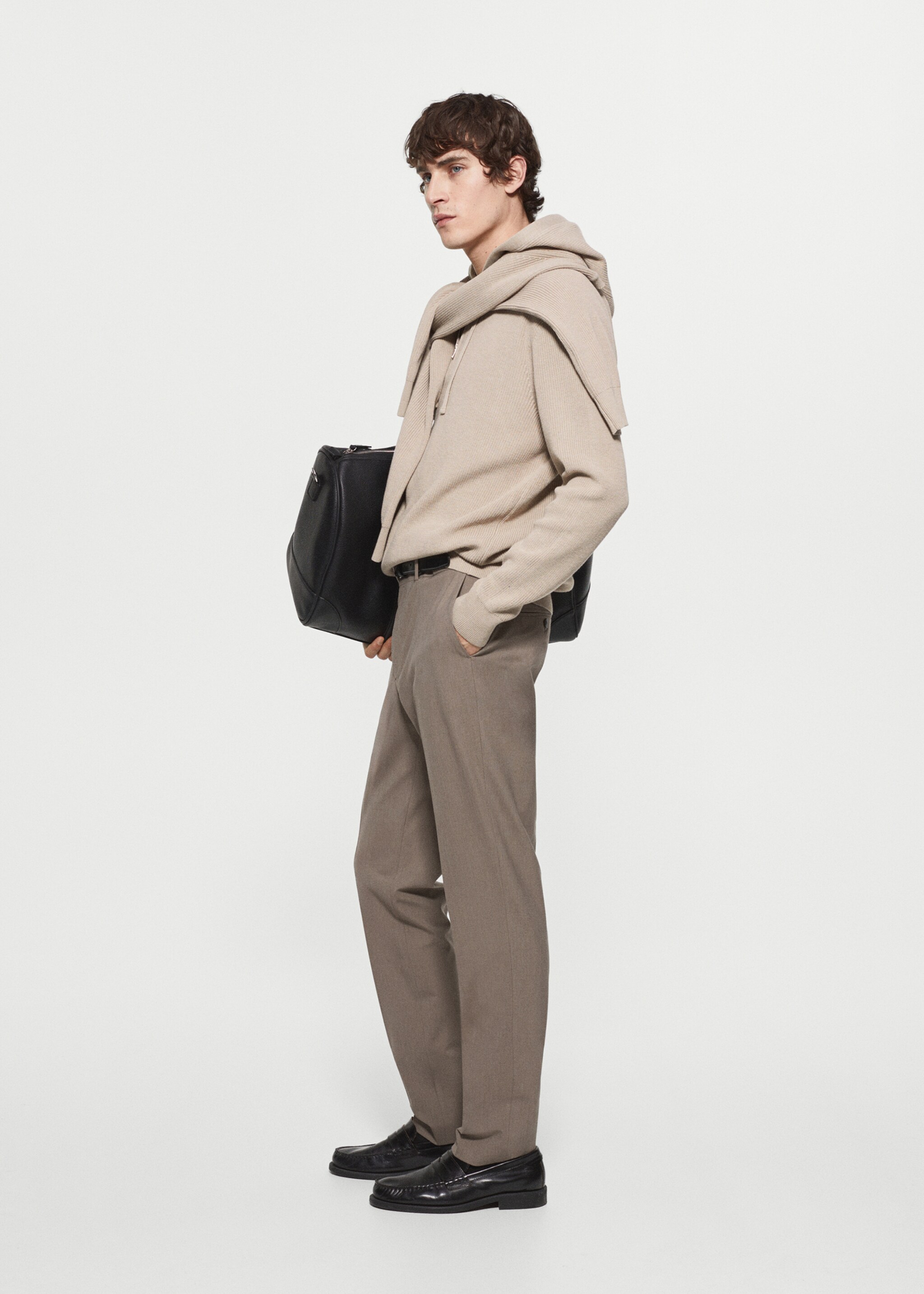 Hooded knit sweatshirt - Details of the article 5