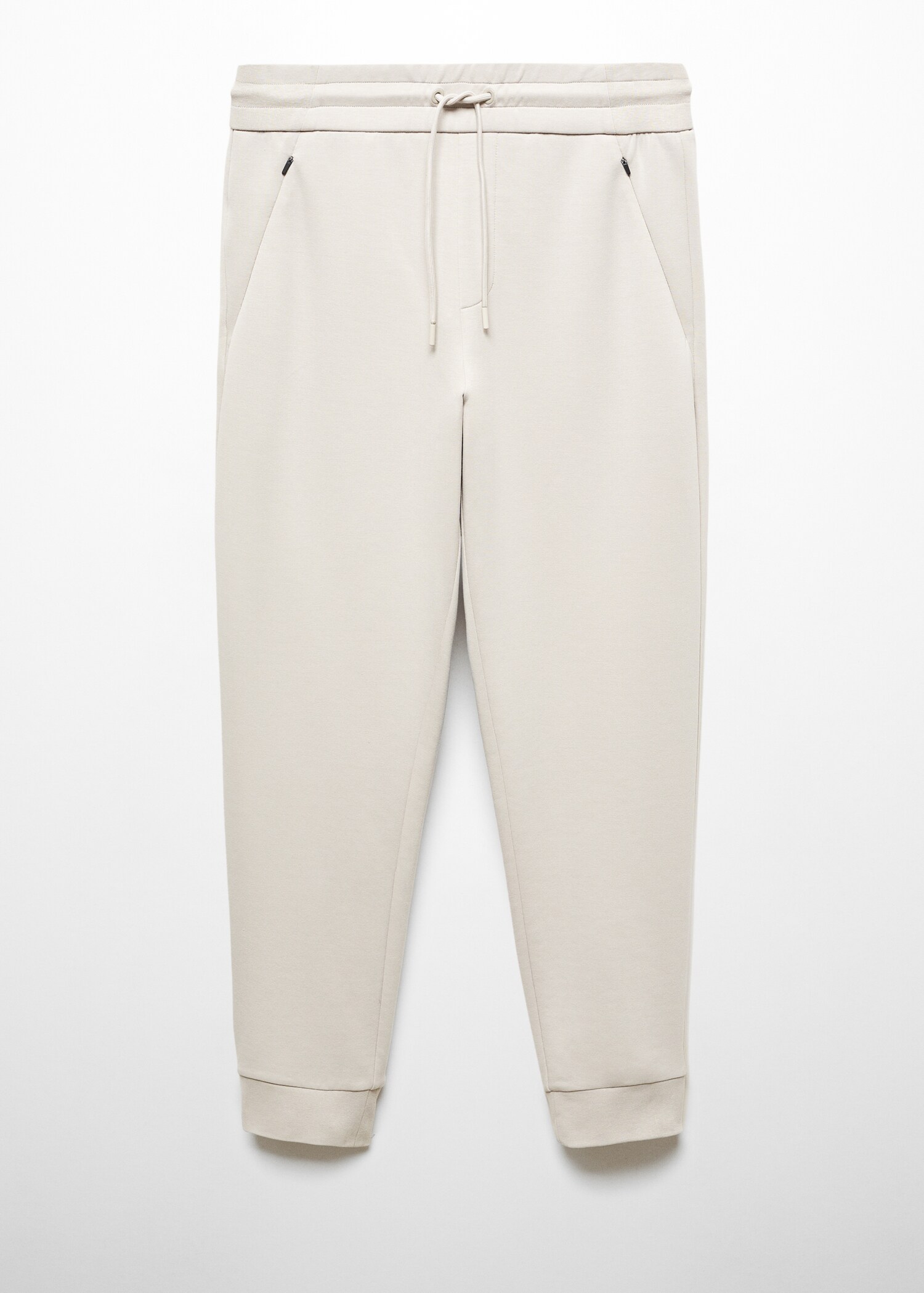 Kalhoty jogger se šňůrkou z funkční látky - Zboží bez modelu