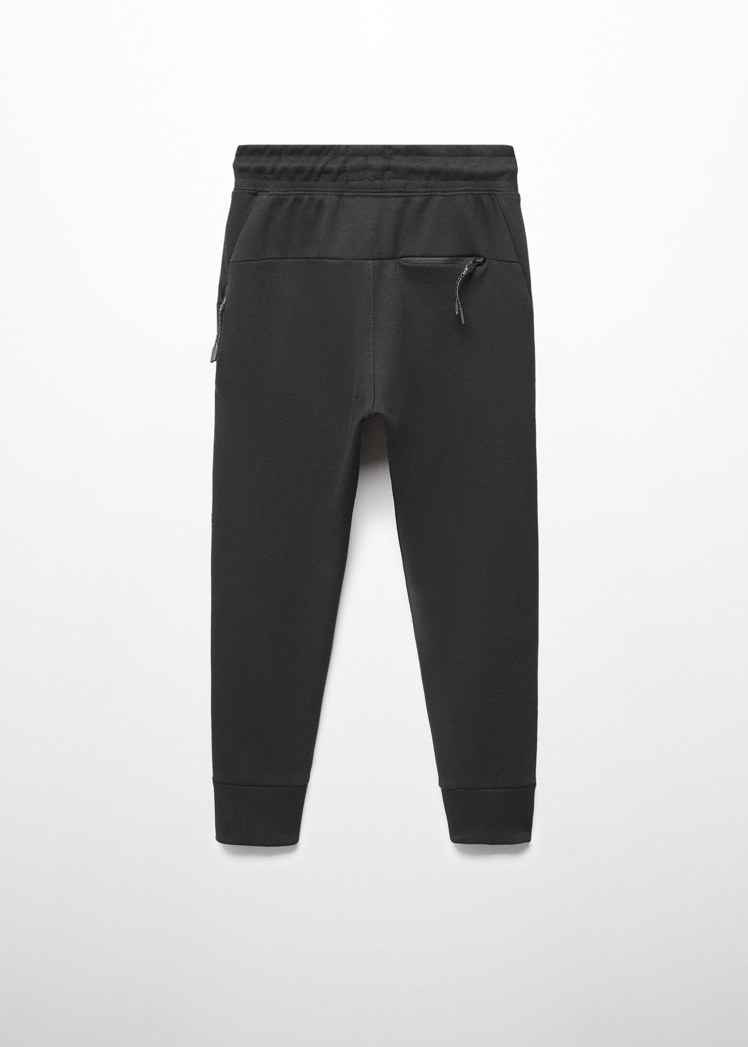 Joggingbyxa i plysch - Artikelns baksida