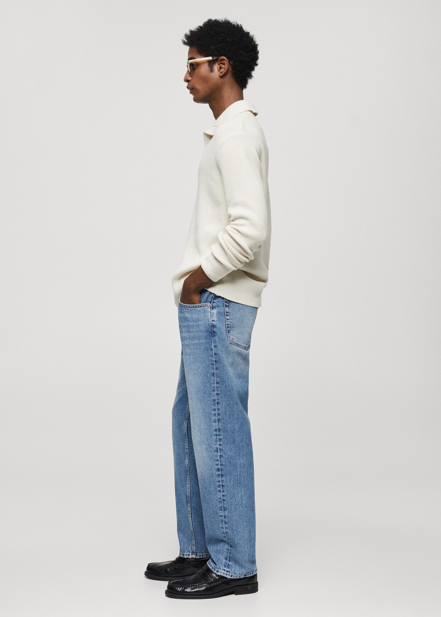 Regular Fit-Jeans mit mittlerer Waschung - Detail des Artikels 2