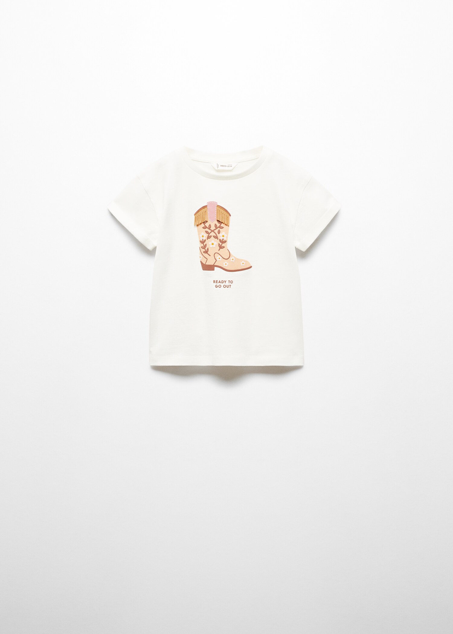 Embossed printed t-shirt - Article without model