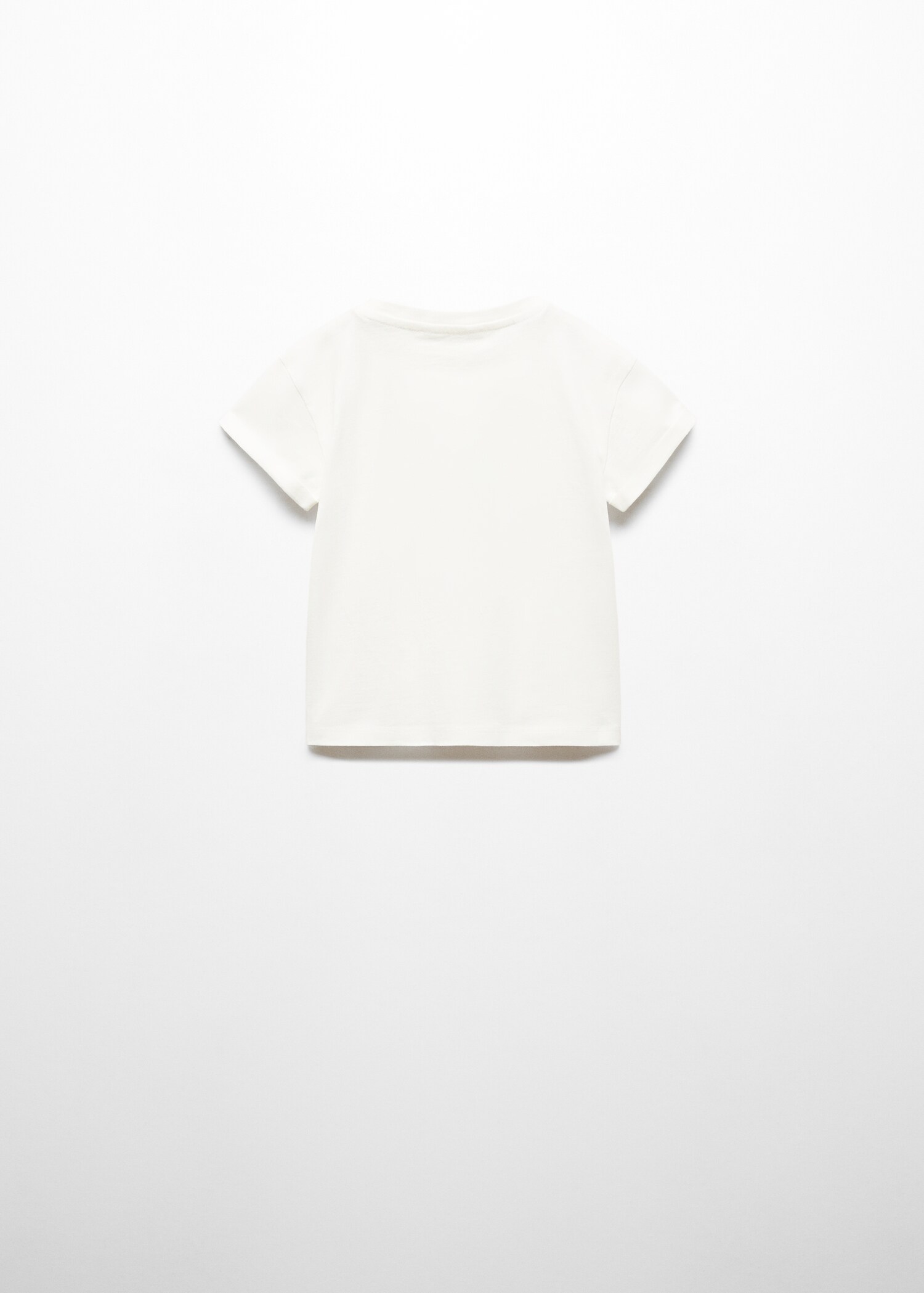 Embossed printed t-shirt - Reverse of the article