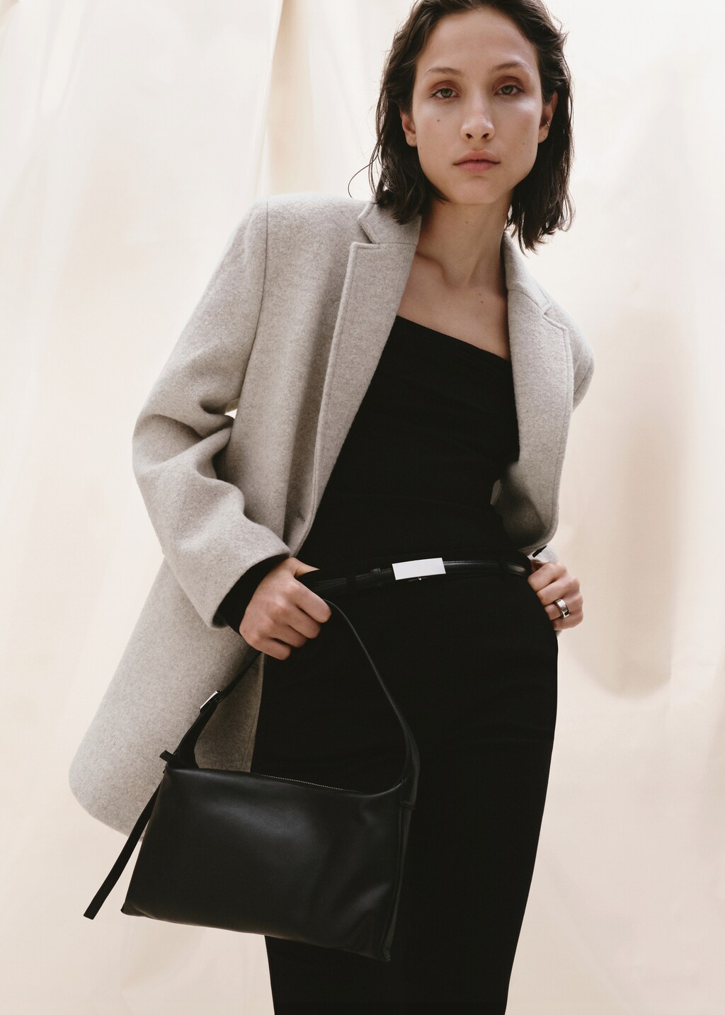 Oversized 100% wool coat - Women | MANGO OUTLET USA
