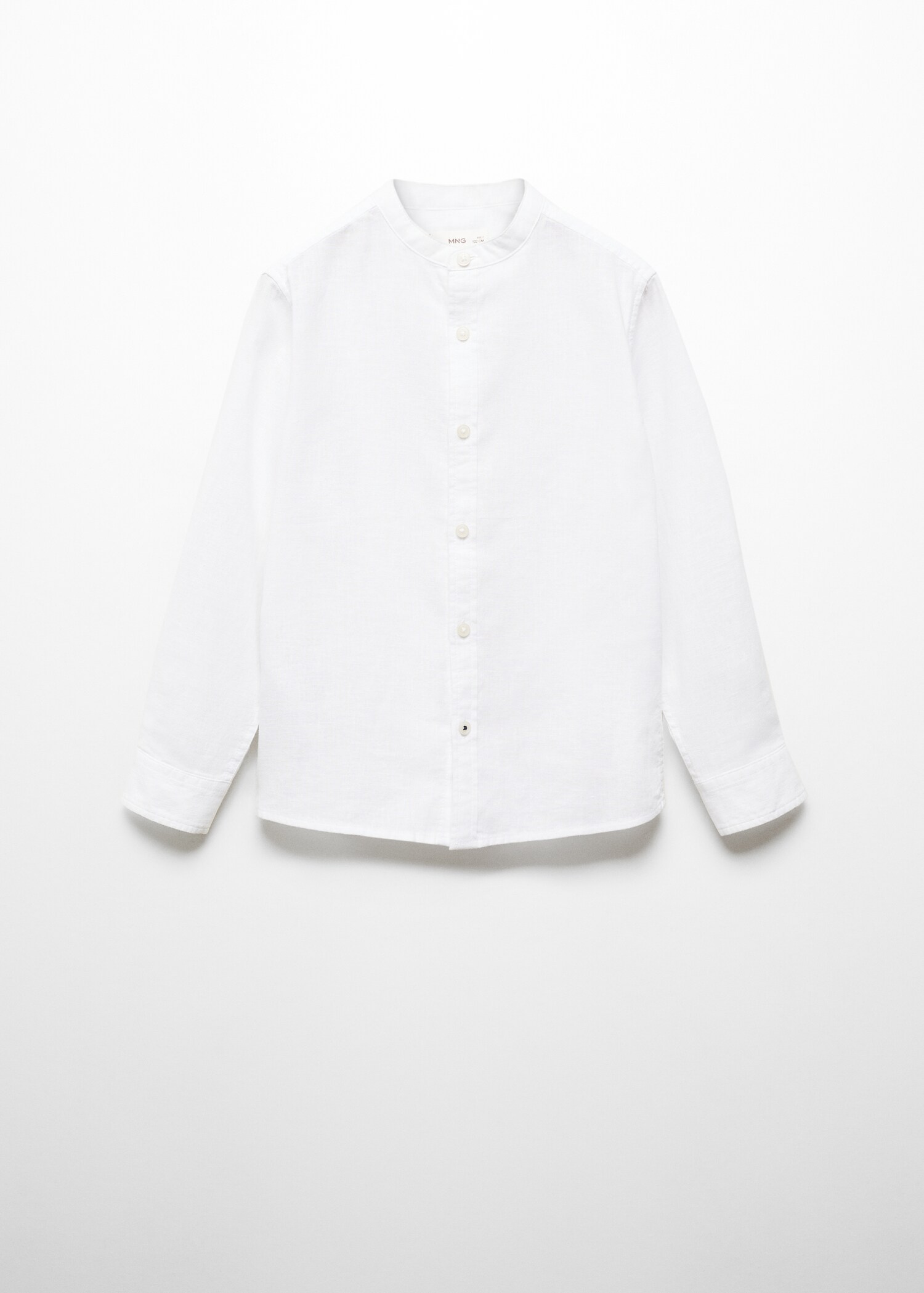 Chemise regular-fit lin col mao - Article sans modèle