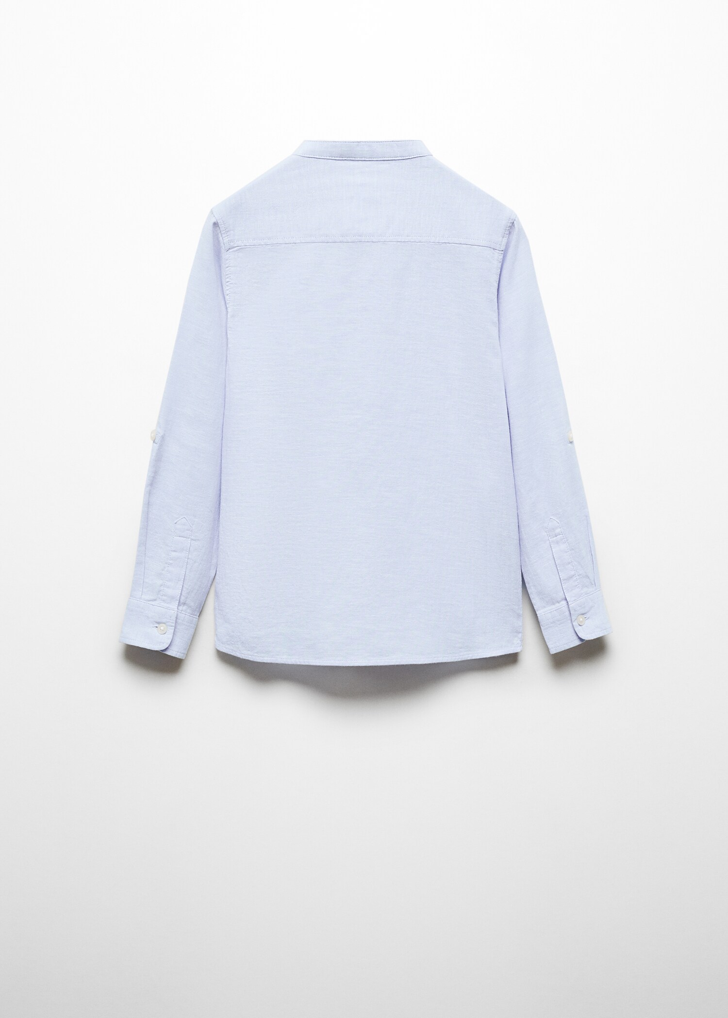 Chemise regular-fit lin col mao - Verso de l’article