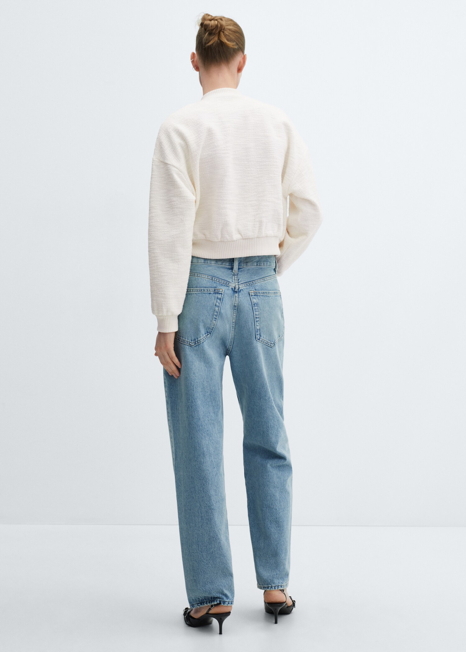 Chaqueta bomber tweed - Reverso del artículo
