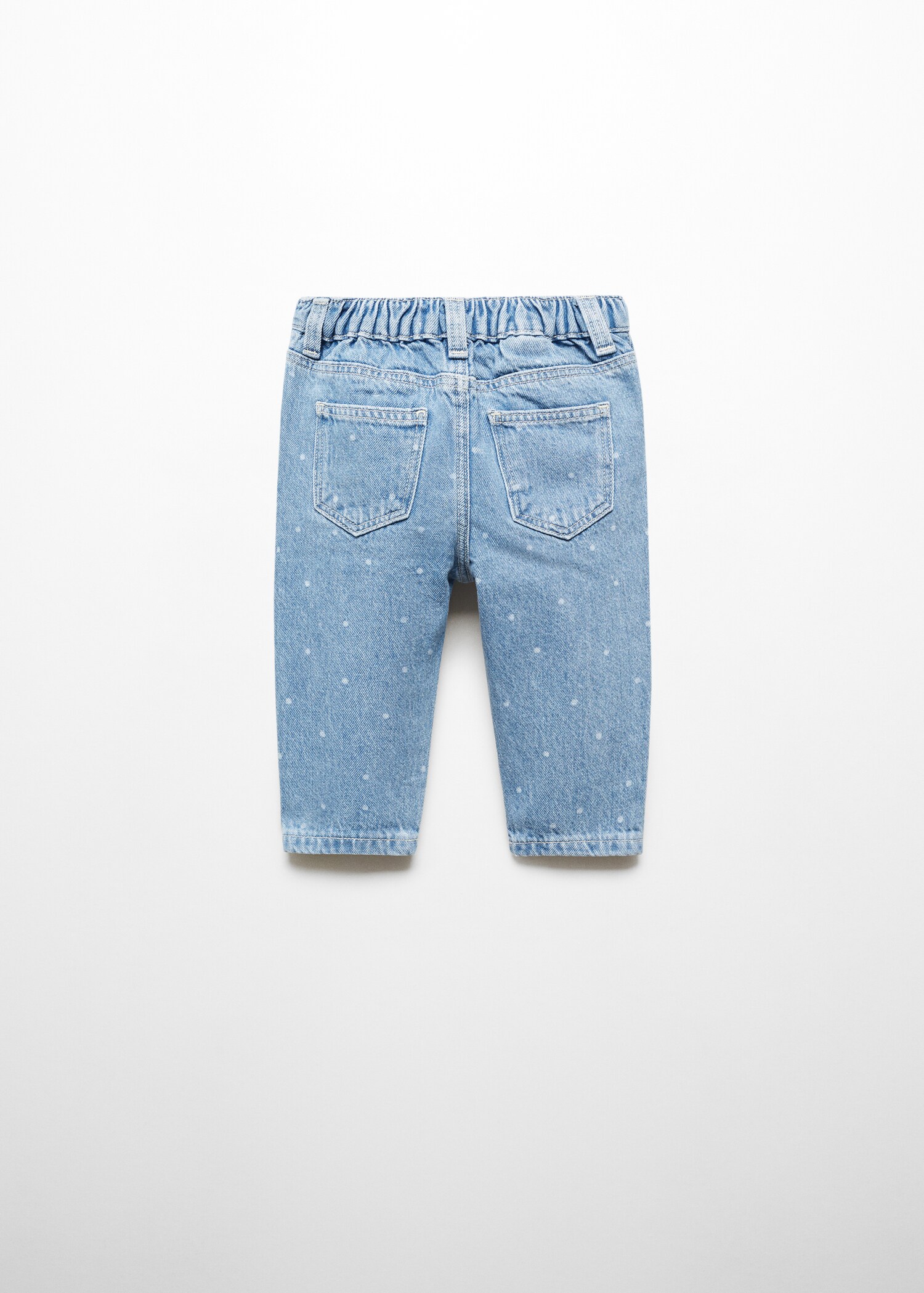 Polka dot jeans - Reverse of the article