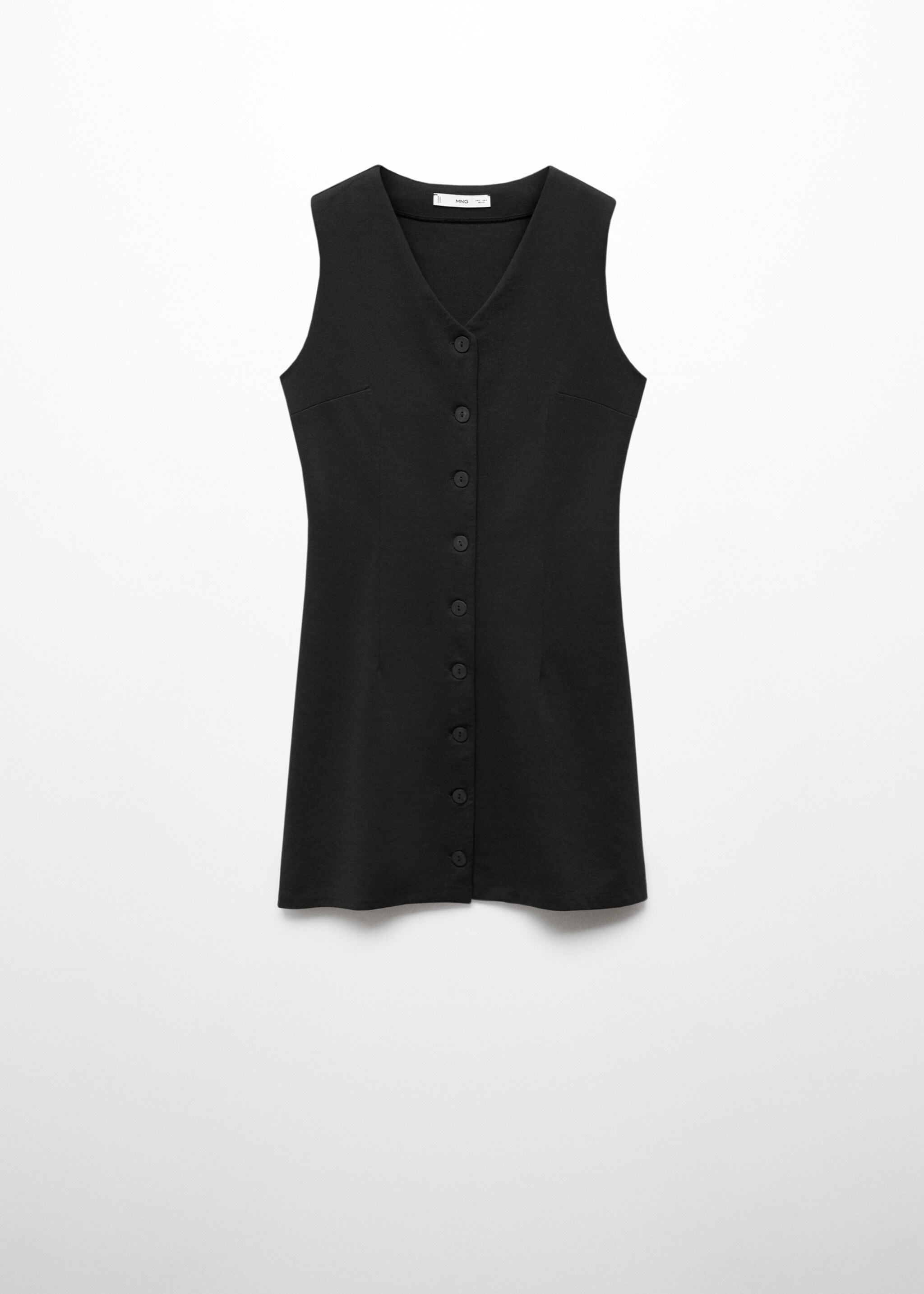 Short buttoned dress - Article without model