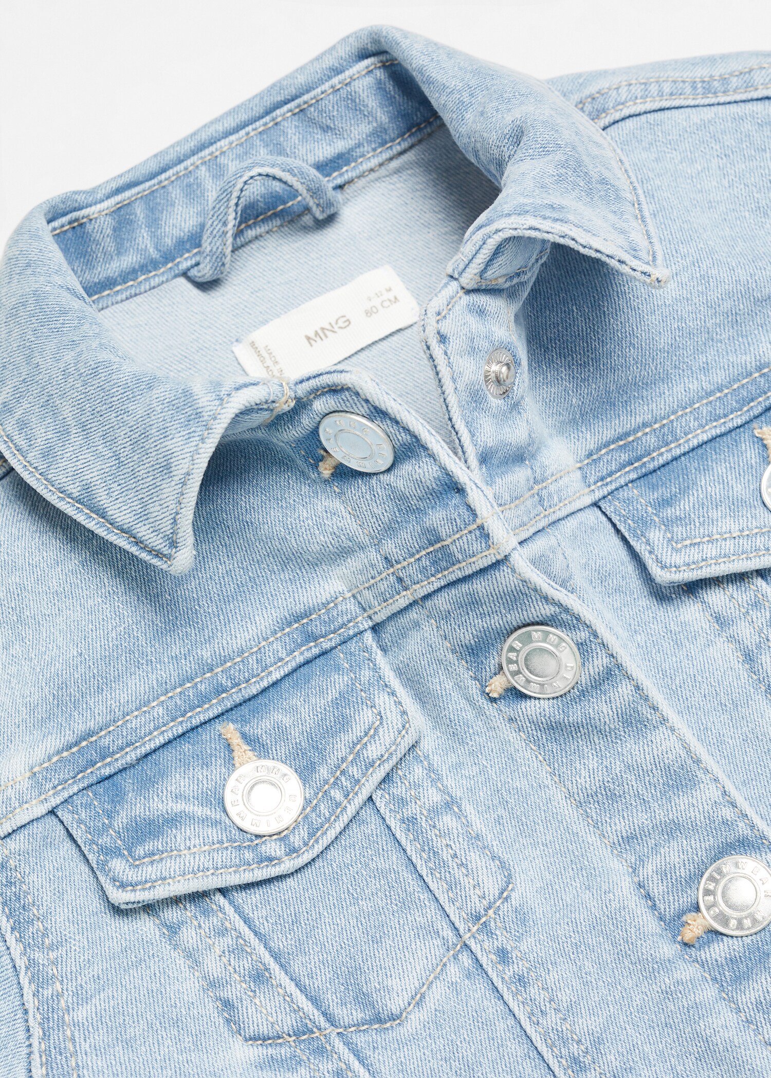 Jeansjacke mit Taschen - Detail des Artikels 8