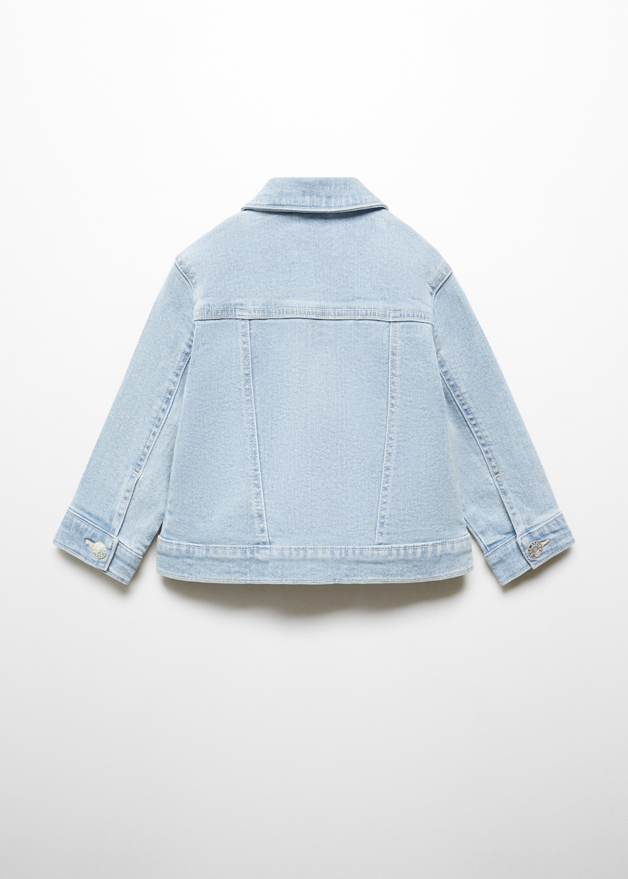 Jeansjacke mit Taschen - Rückseite des Artikels