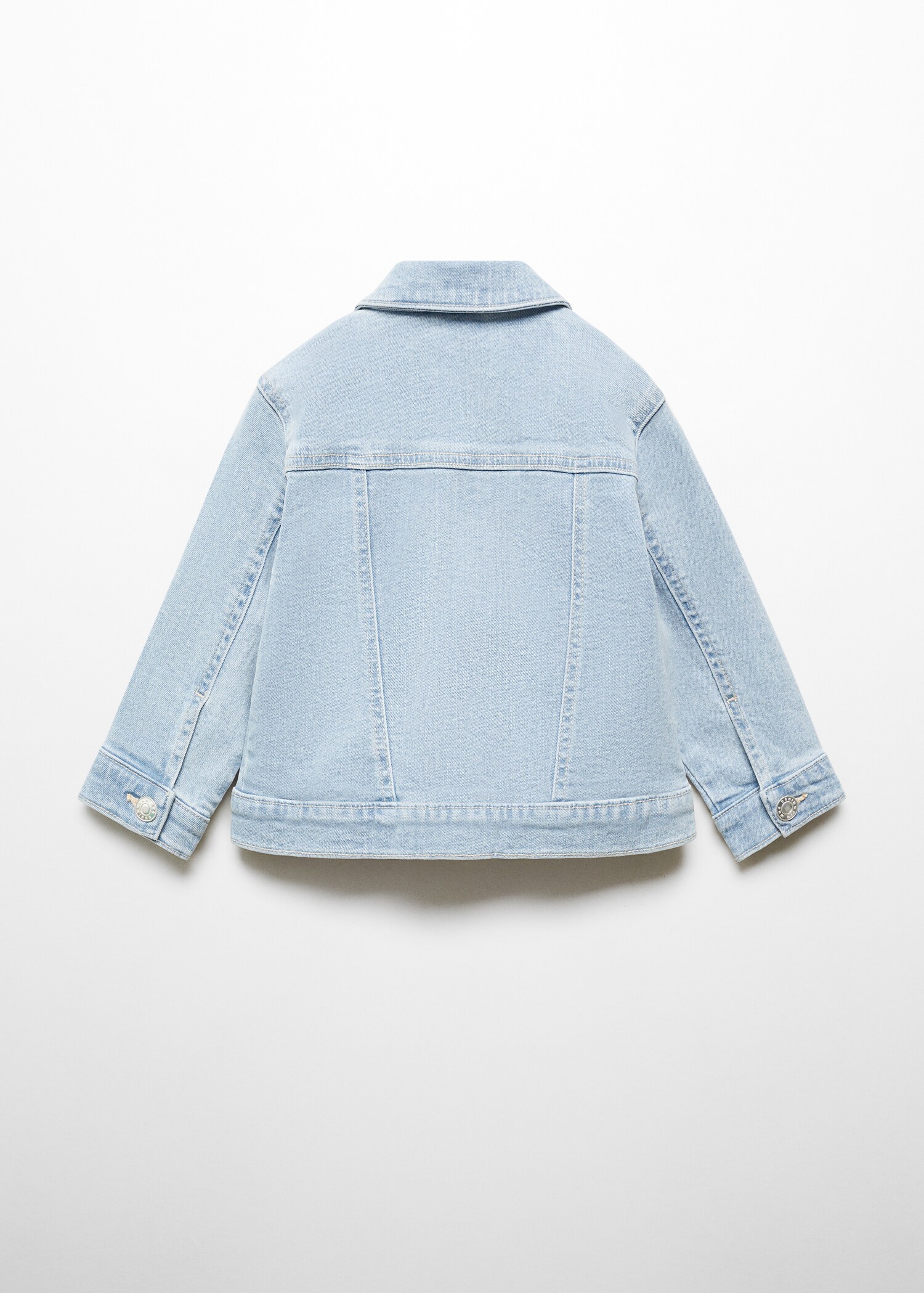 Jeansjacke mit Taschen - Rückseite des Artikels