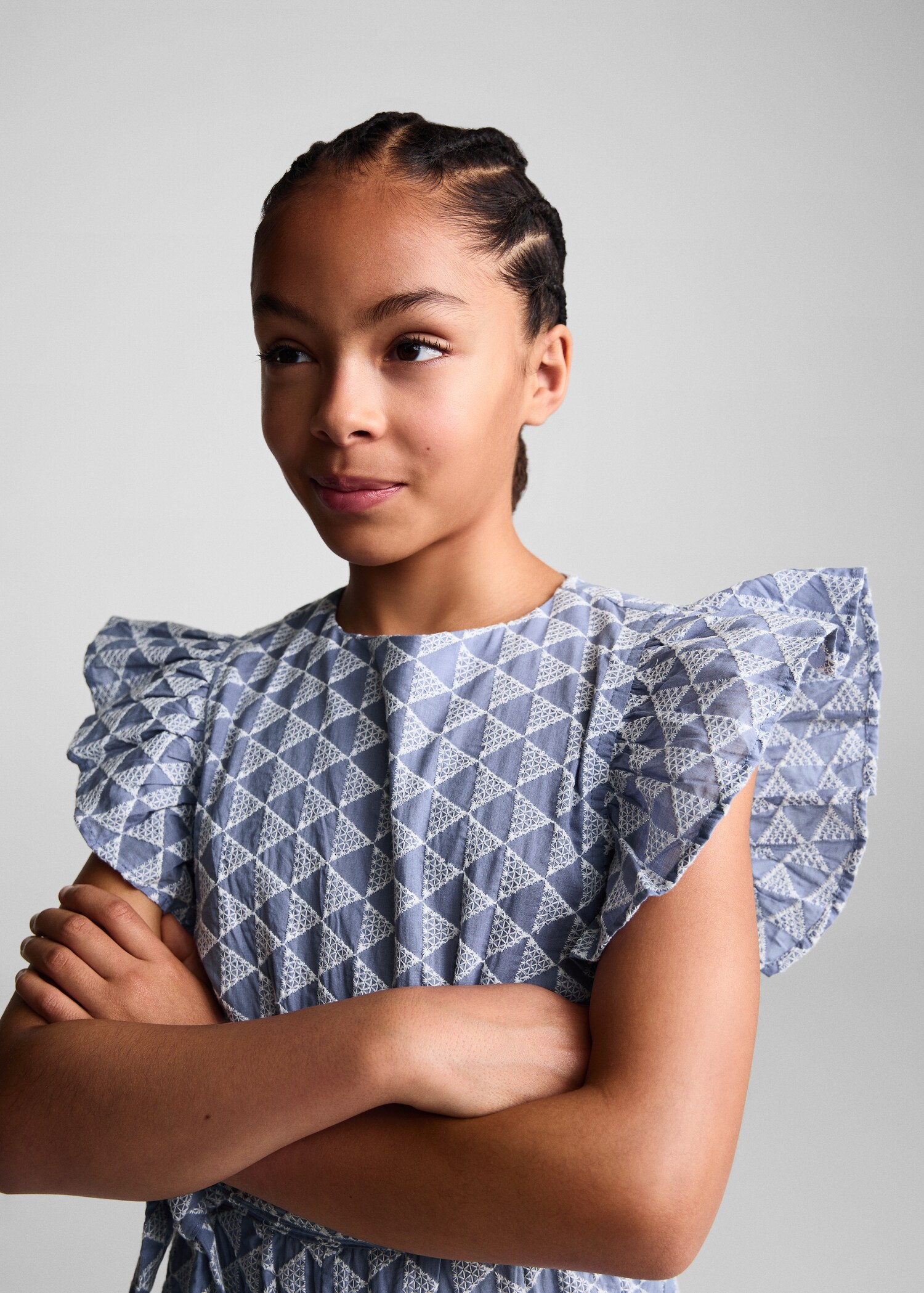 Jumpsuit brodering volanger - Detaljer om artikeln 1