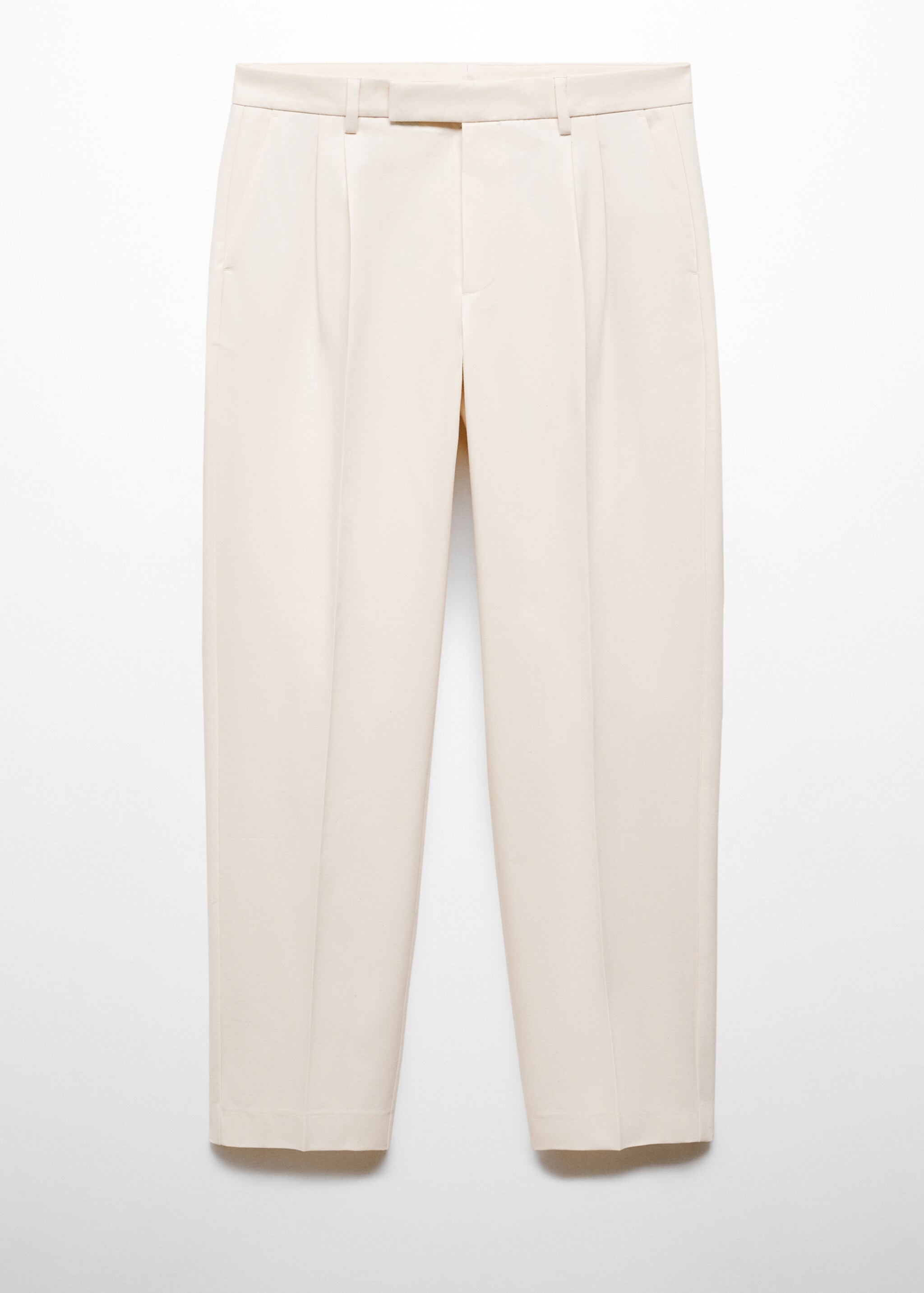 Relaxed-fit pleated trousers - Article without model