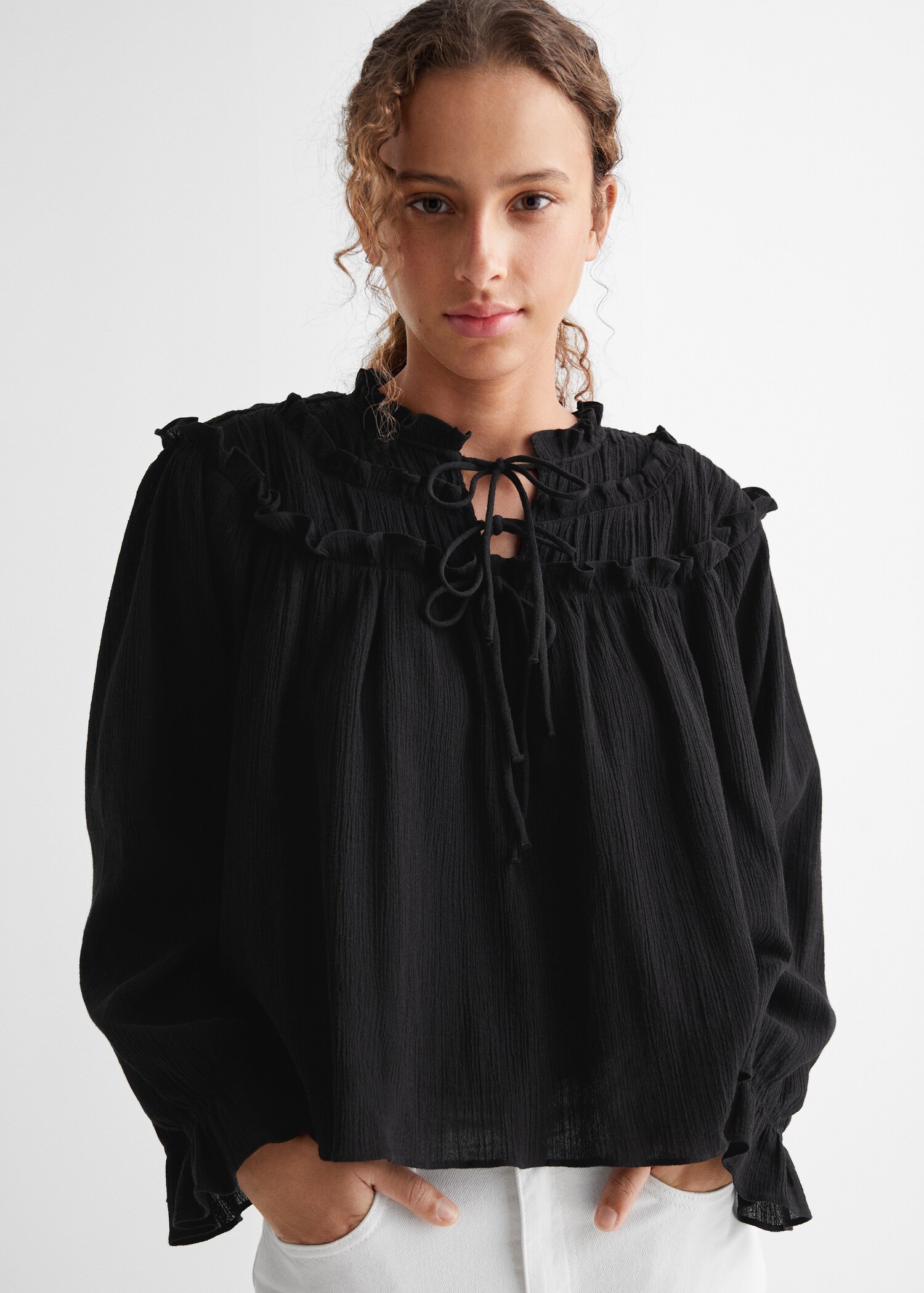 Blusa algodón volantes - Detalle del artículo 1
