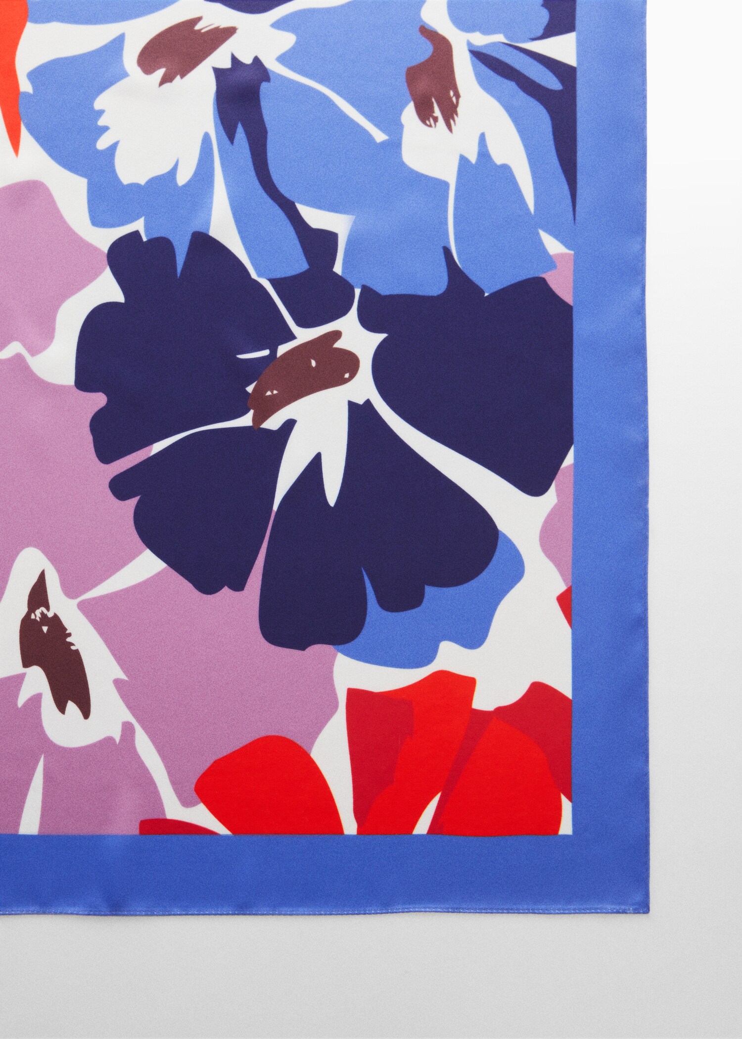 Floral-print scarf - Medium plane