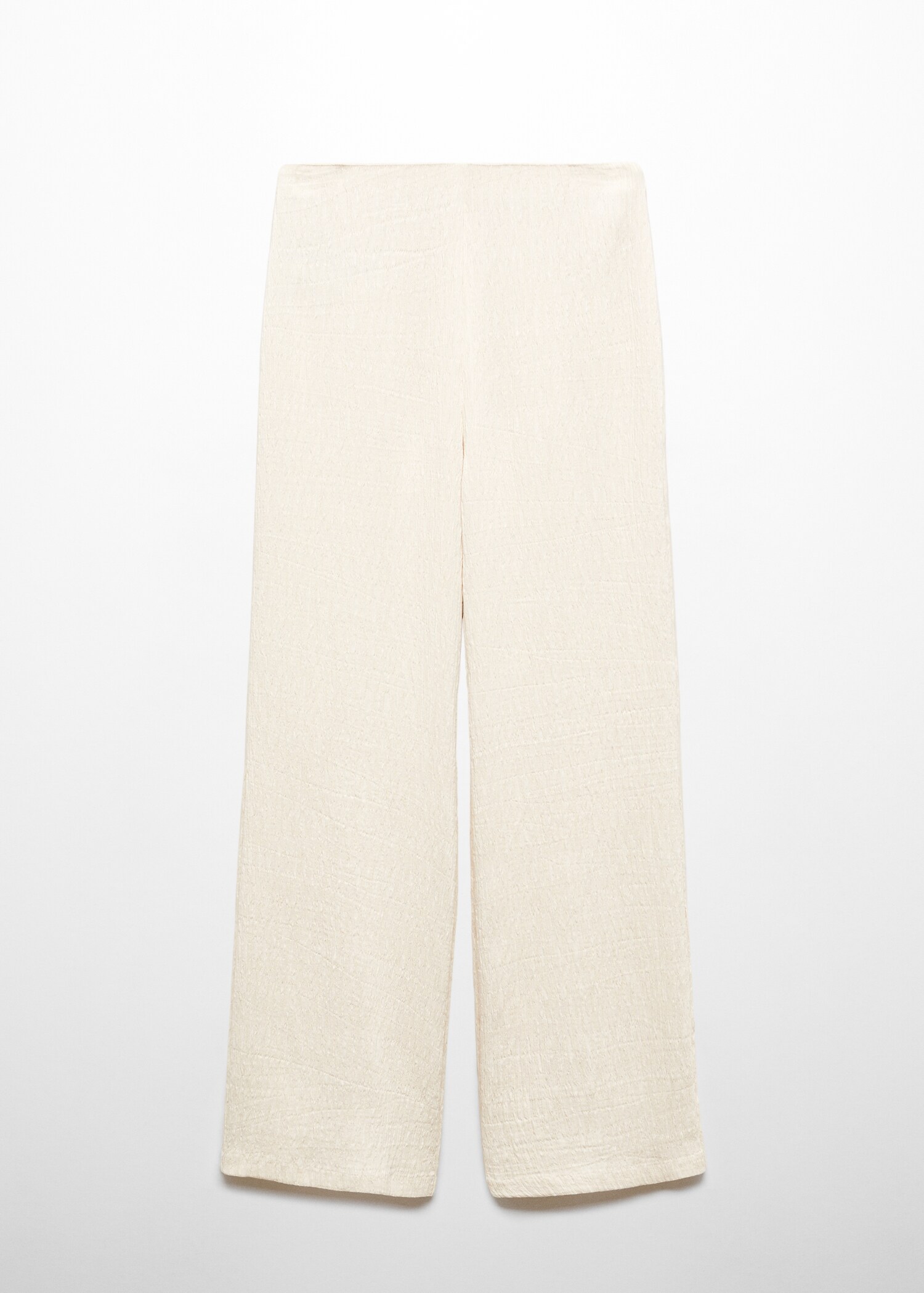 Textured wideleg trousers - Article without model