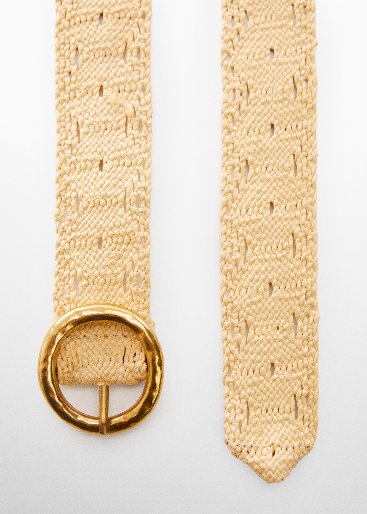 Cinturón hebilla crochet - Plano medio