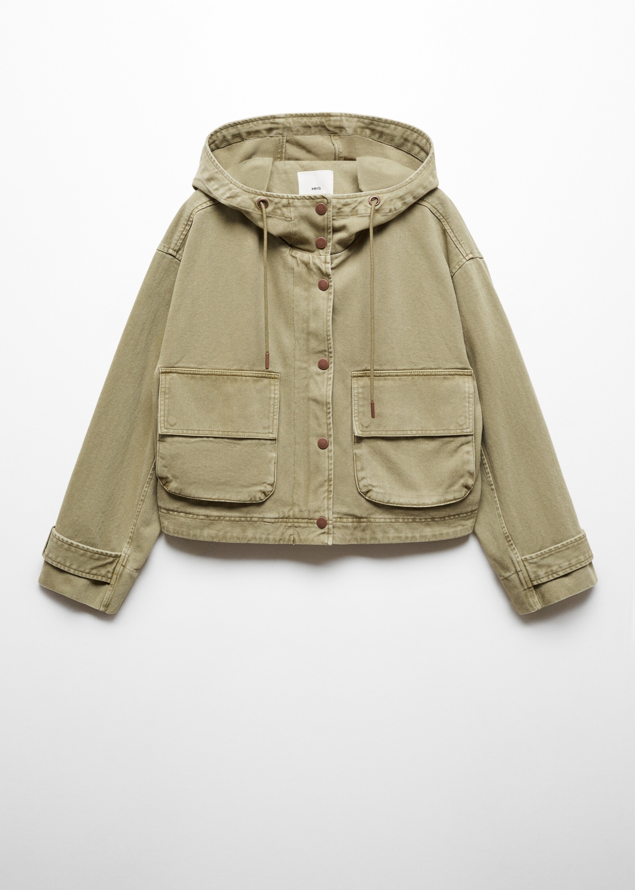 Kurtka parka bawełniana z kieszeniami - Artykuł bez modela/modelki