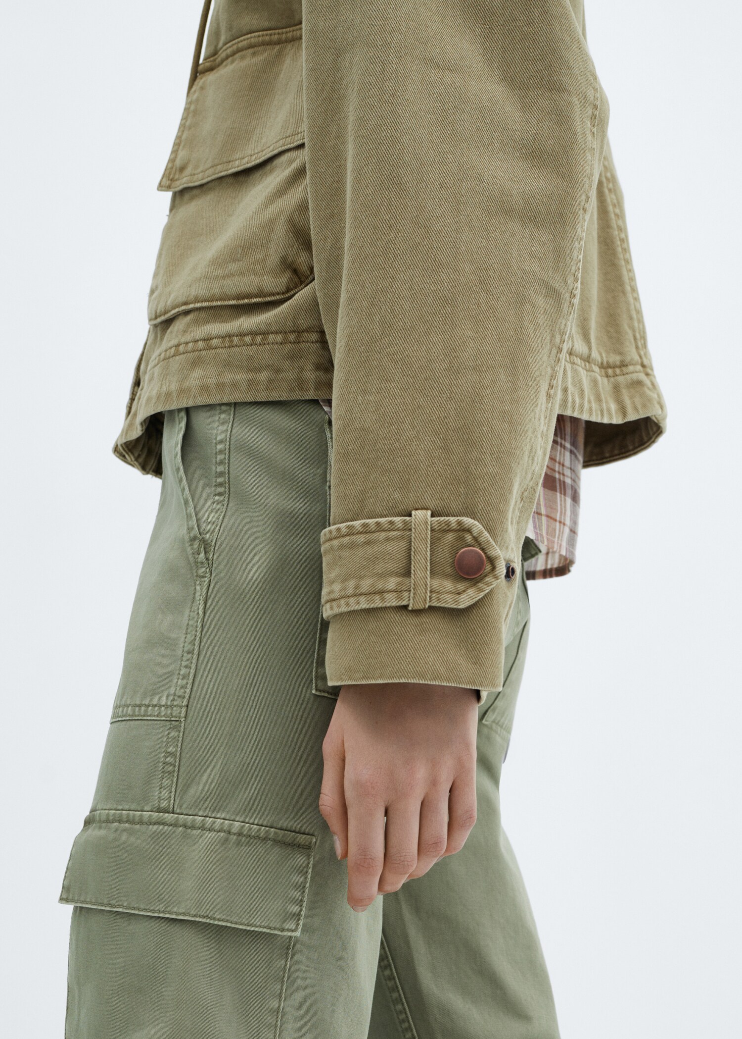 Pockets cotton parka - Details of the article 6