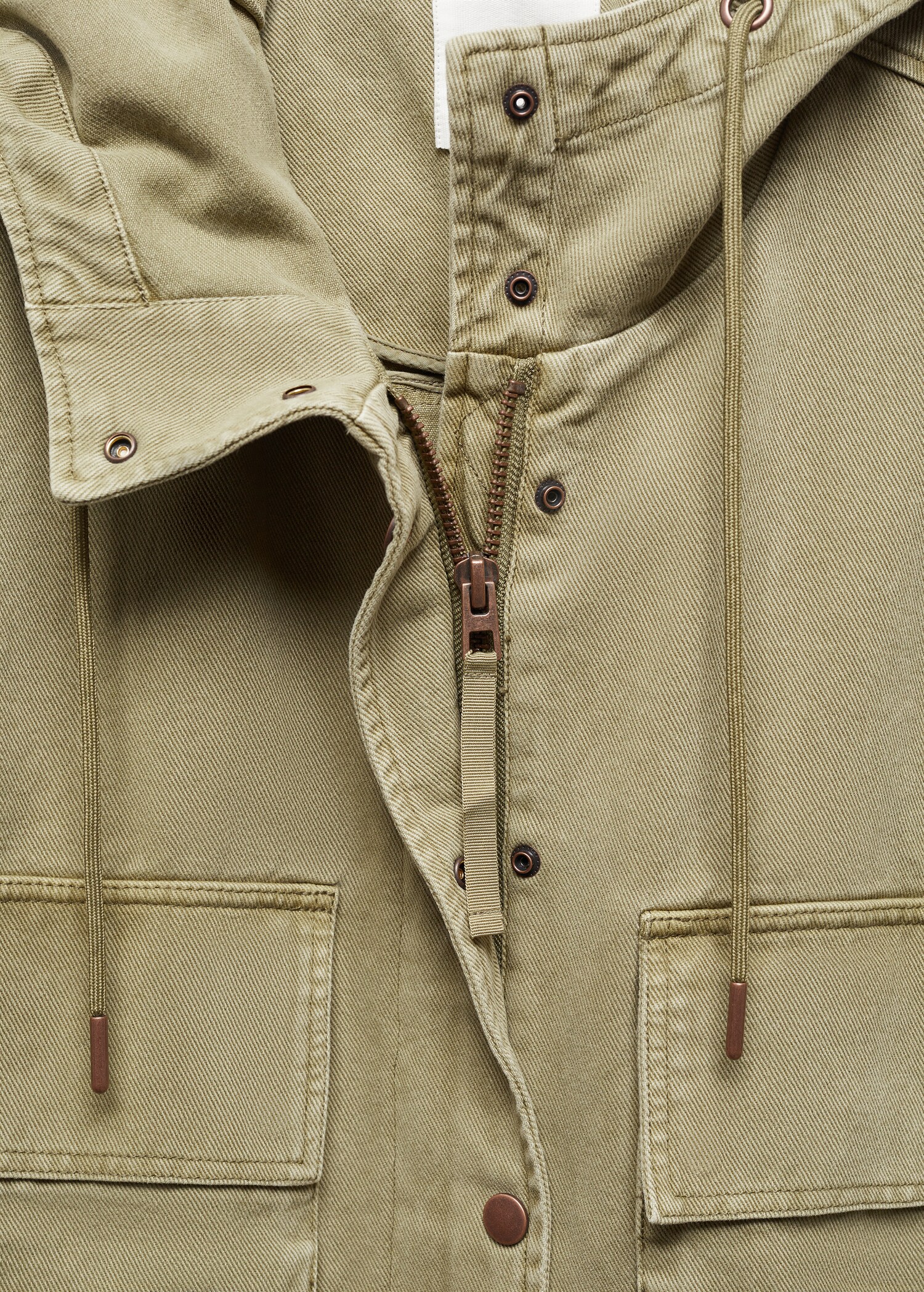 Pockets cotton parka - Details of the article 8