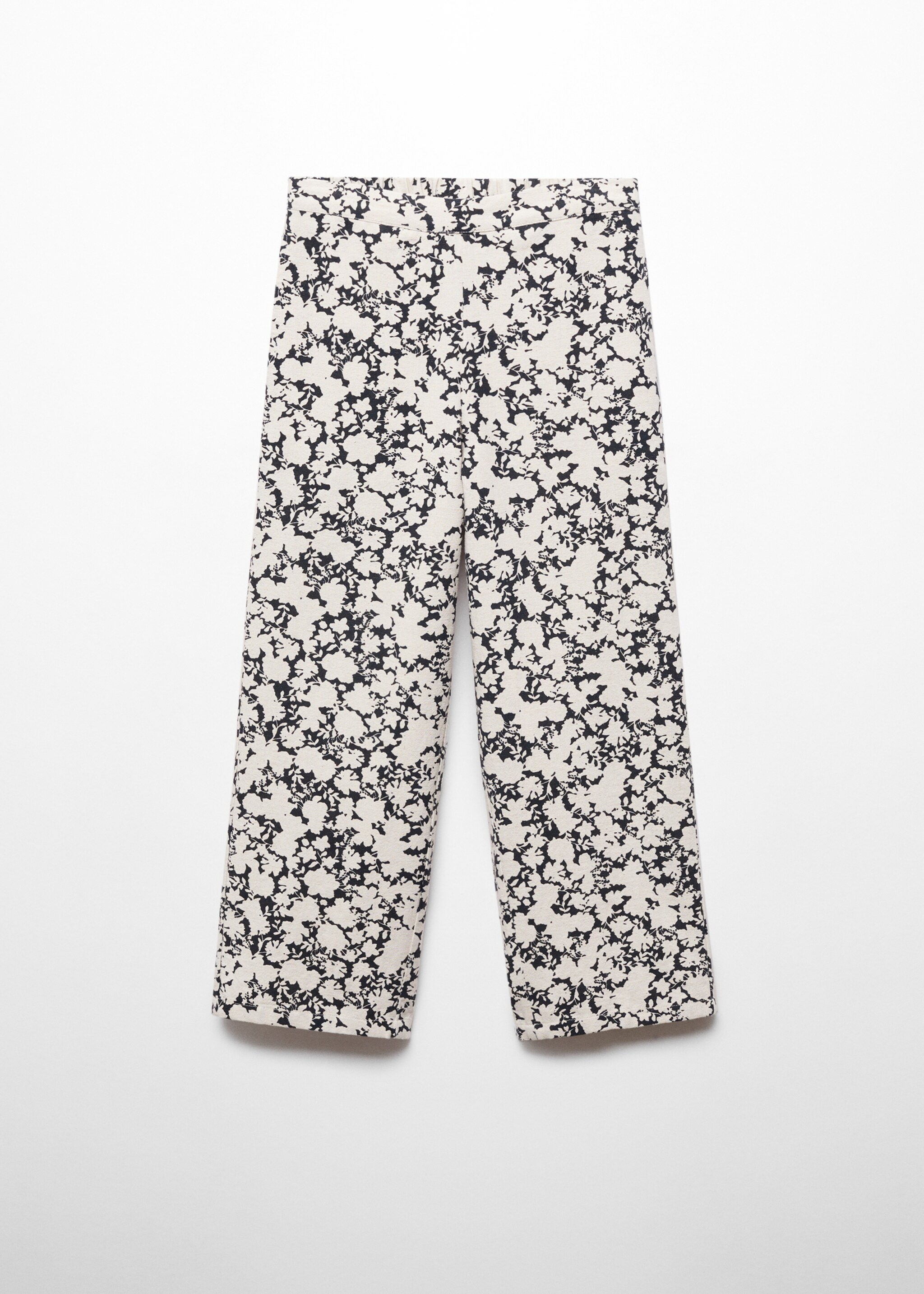 Printed linen trousers - Article without model
