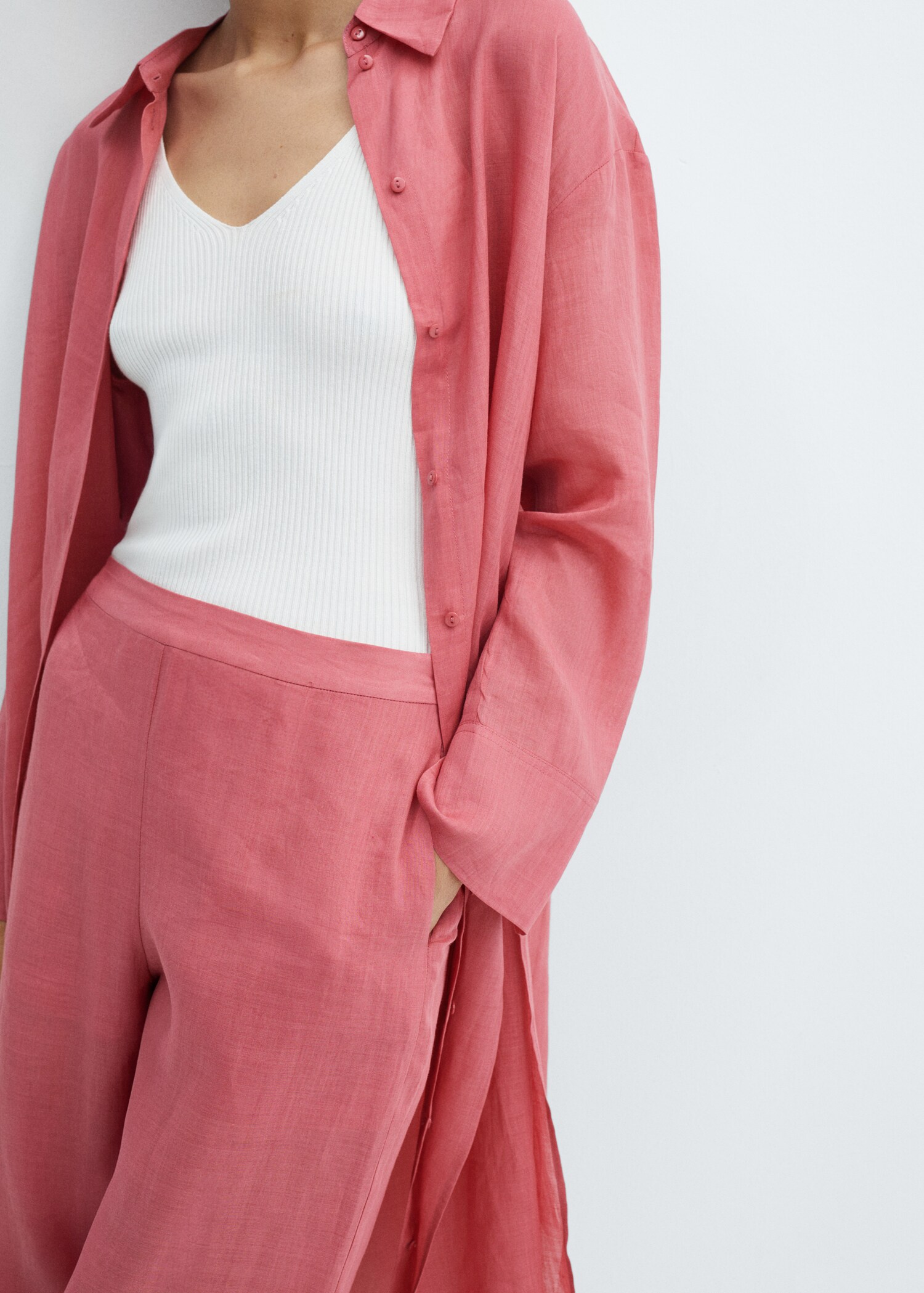 Wideleg-Hose mit hohem Bund - Detail des Artikels 6