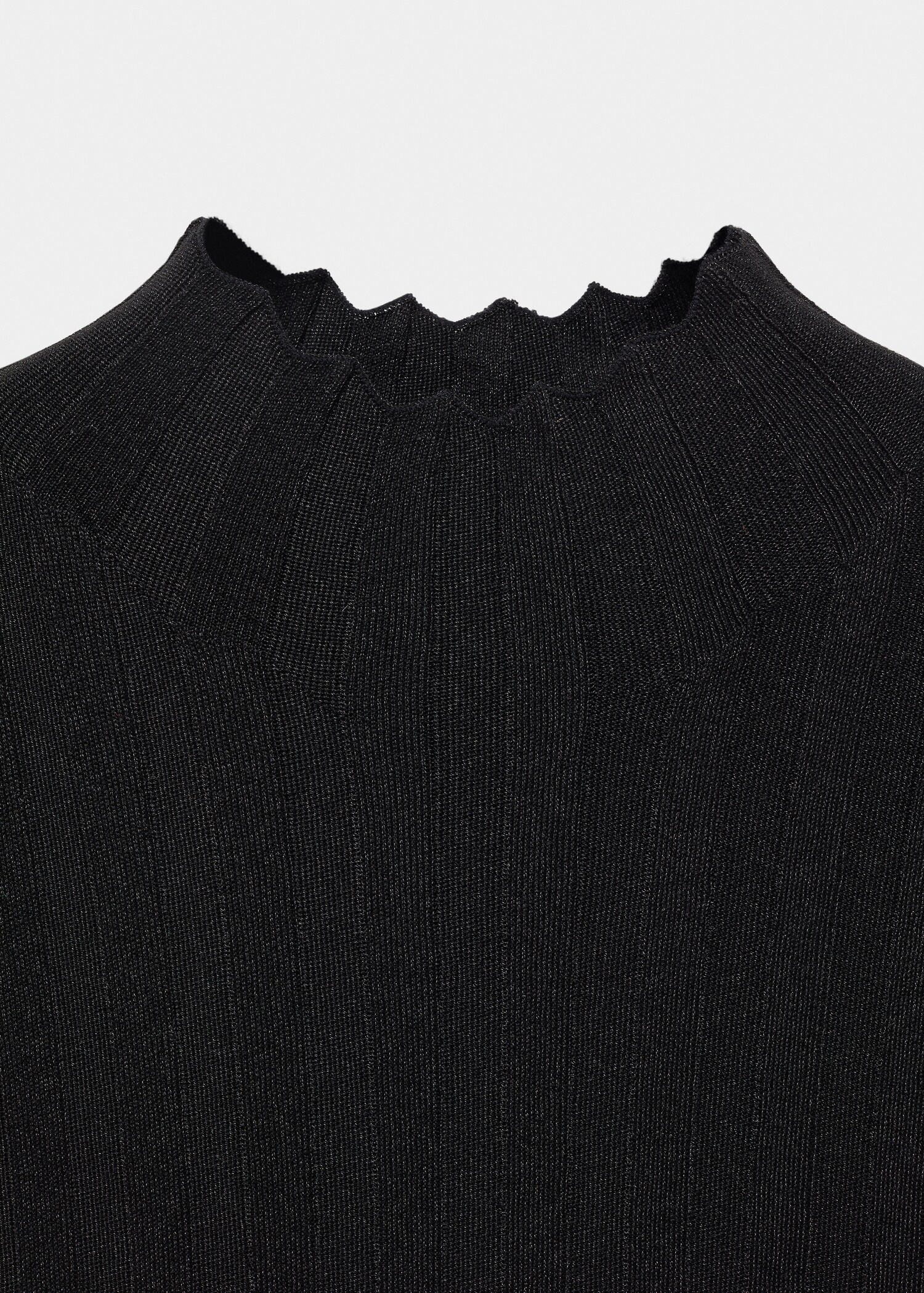Turtleneck ribbed top - Details of the article 8
