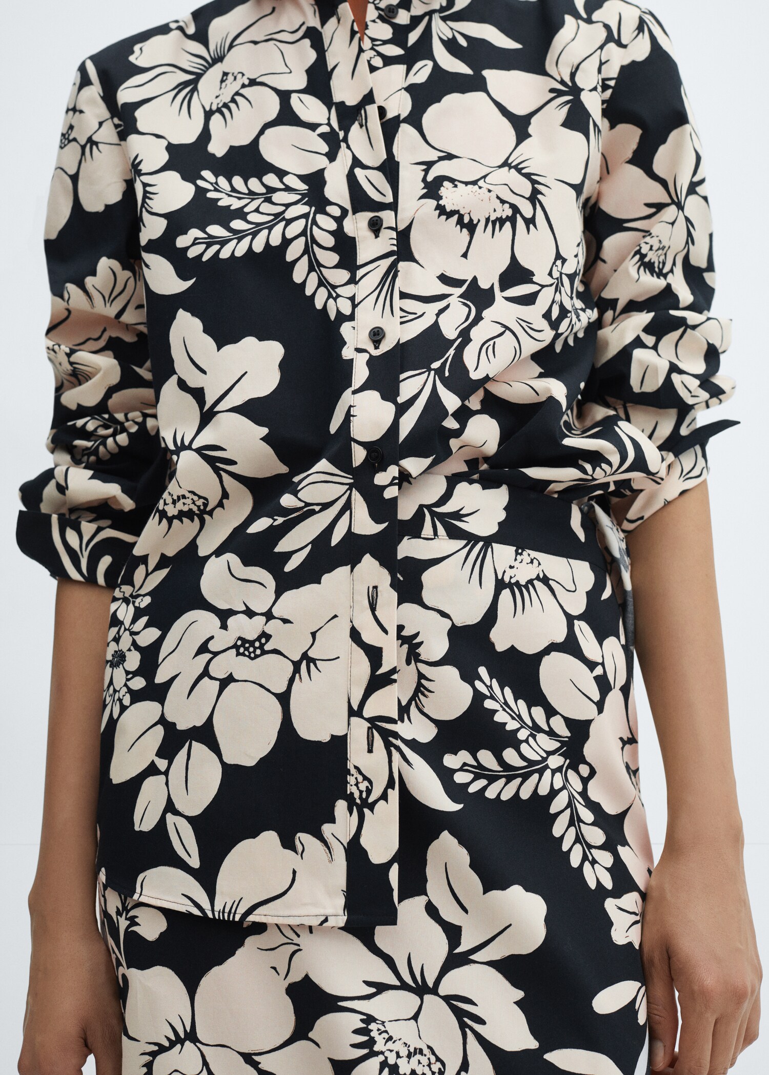 Floral long skirt - Details of the article 6