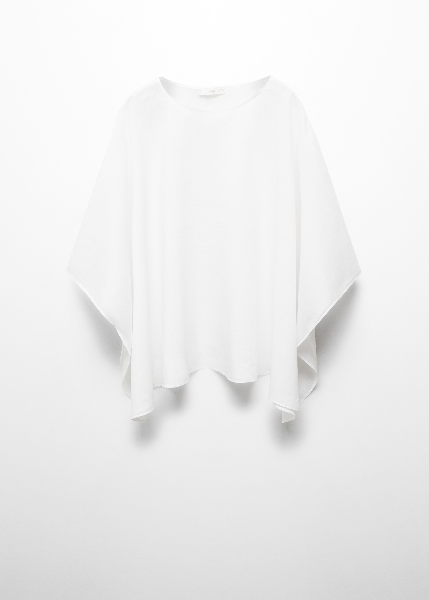 Oversized Hoodie Poncho Mango Femme Mango Oversize Wavy Striped