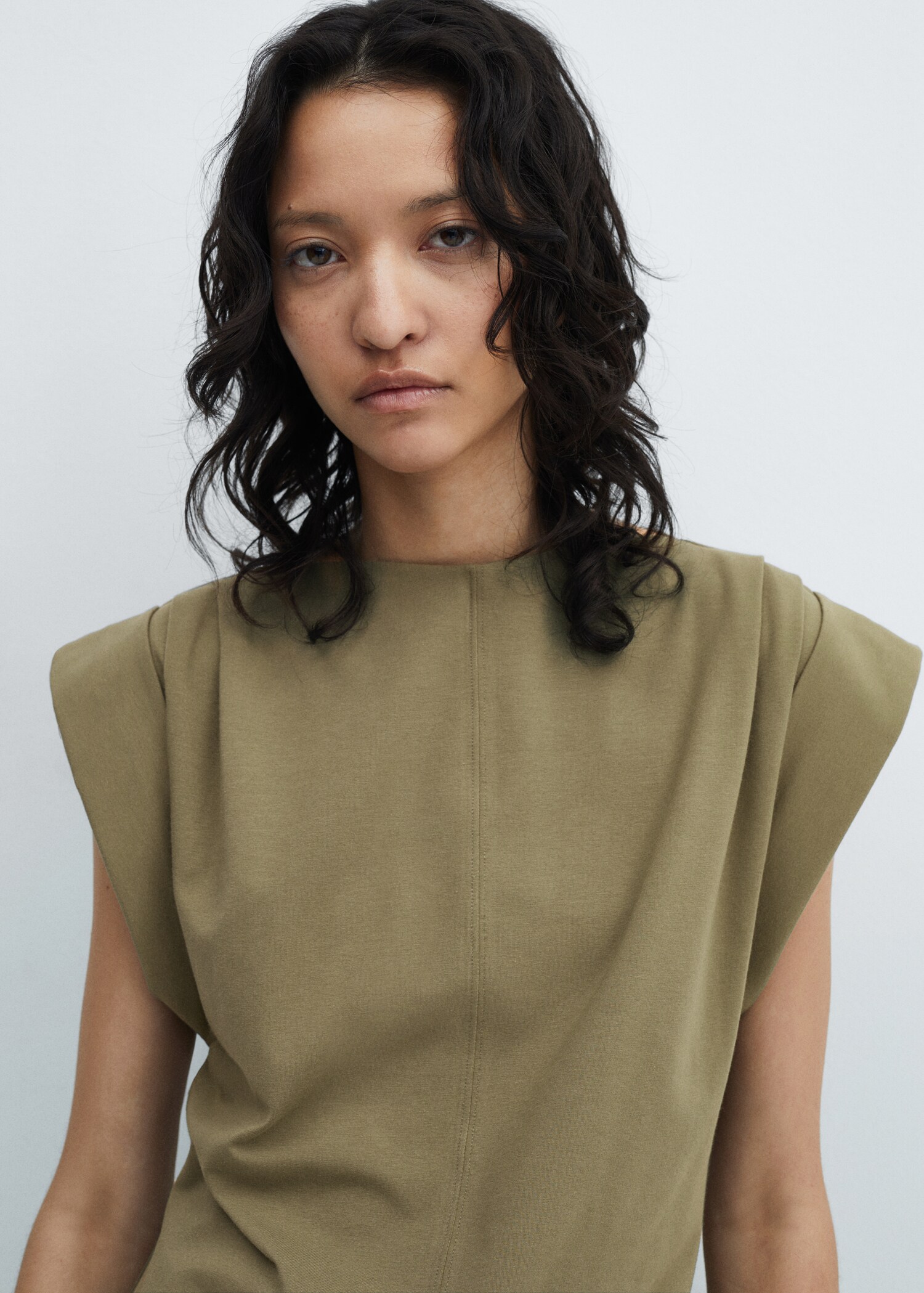 Robe maille manches à revers - Détail de l'article 1