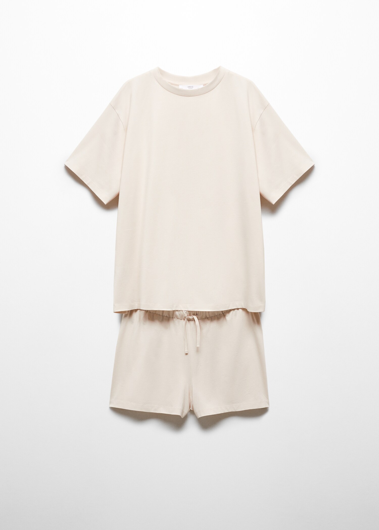 Short two-piece cotton pyjamas - Article without model