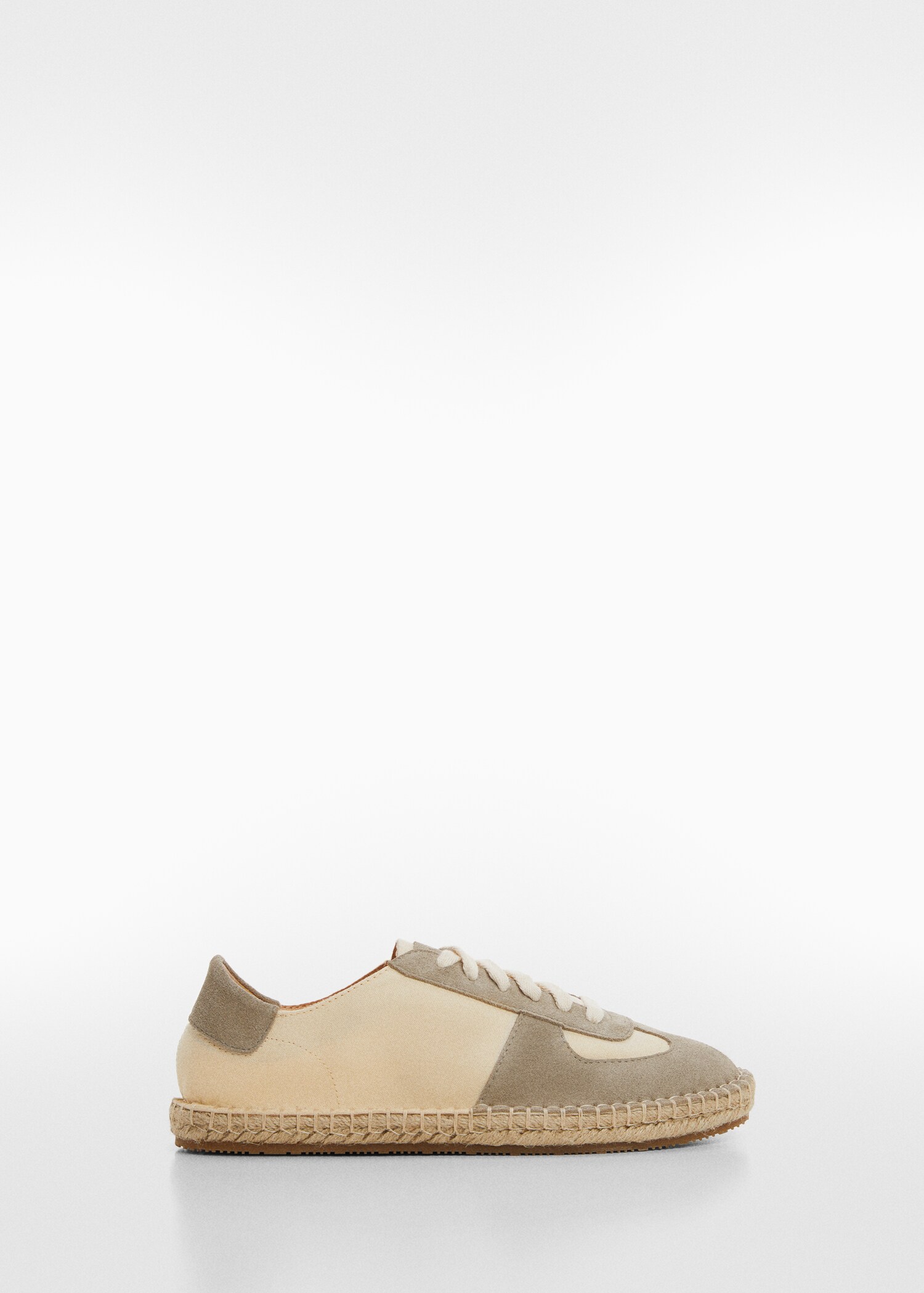 Jute shoes with suede laces - Article without model