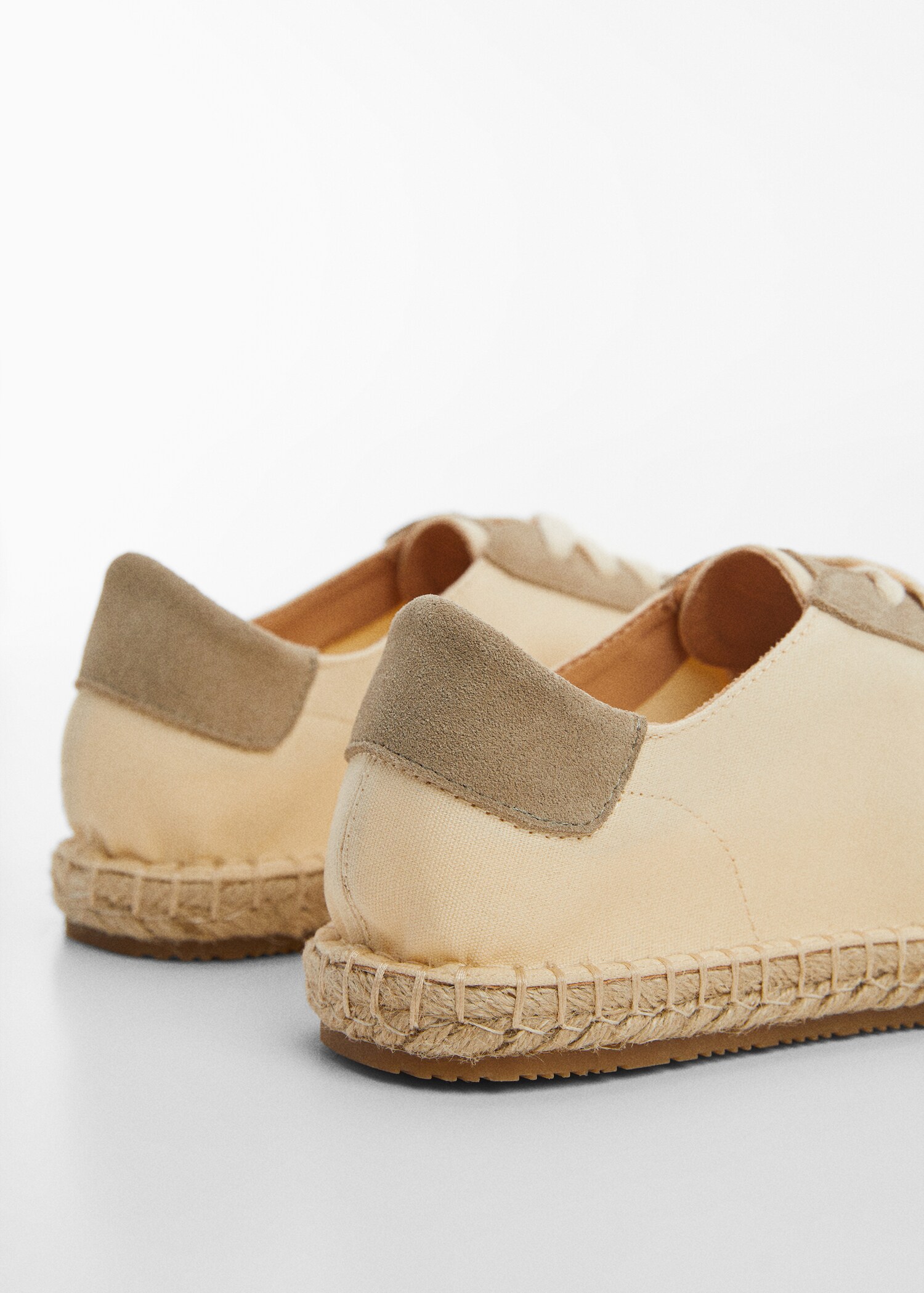 Jute shoes with suede laces - Details of the article 1