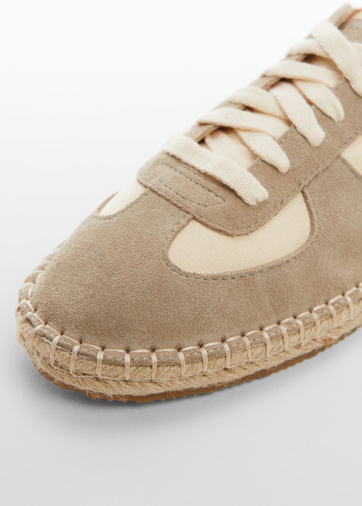 Jute shoes with suede laces - Details of the article 2