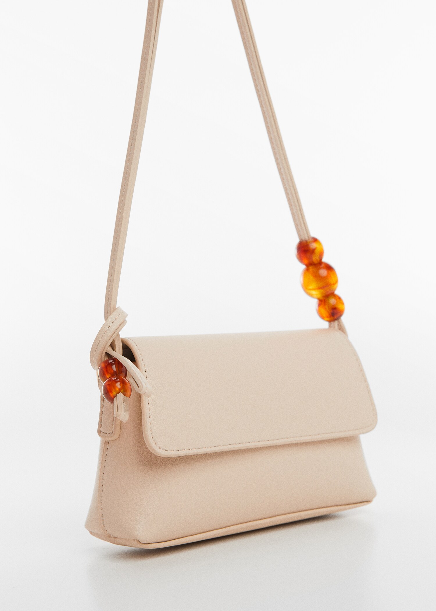Beaded shoulder bag - Medium plane