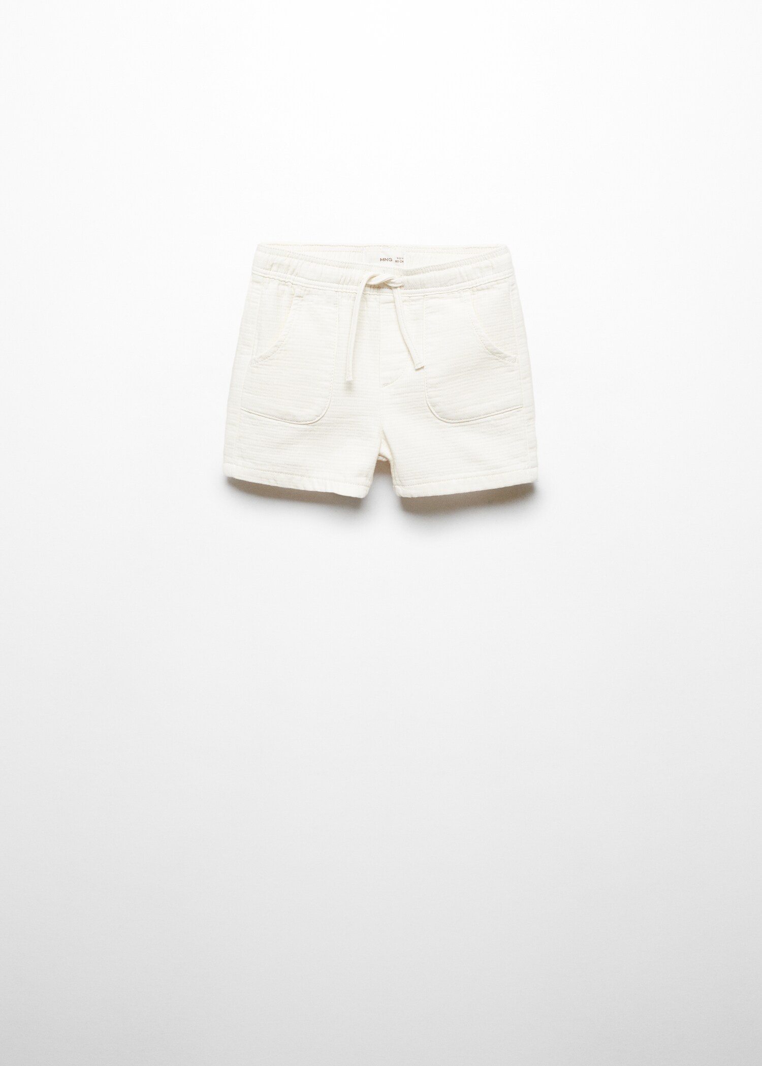 Bermuda coton taille élastique - Article sans modèle