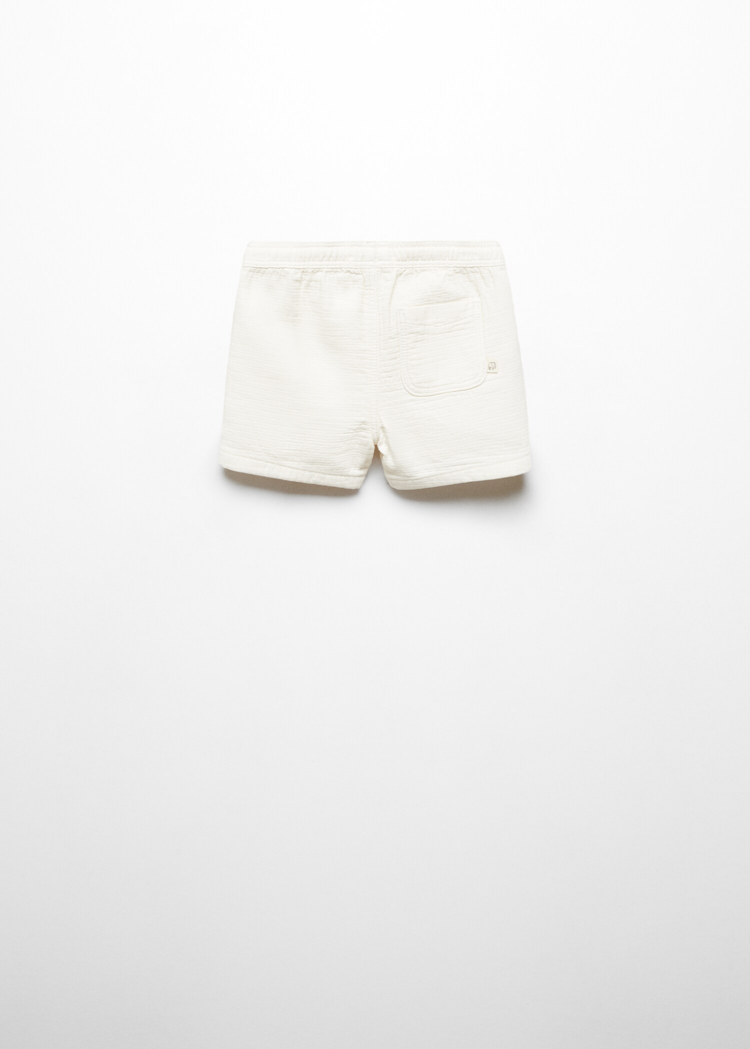 Bermuda coton taille élastique - Verso de l’article