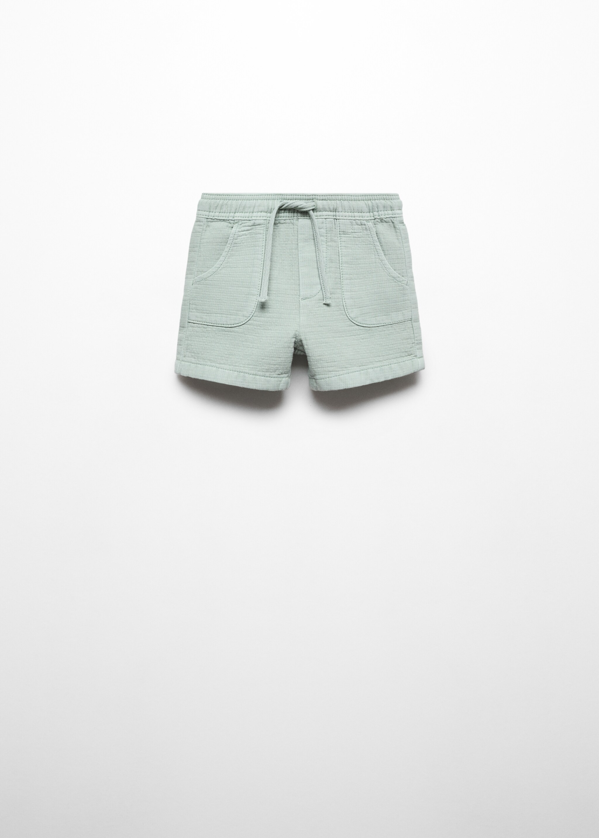 Cotton shorts with elastic waist - Article without model