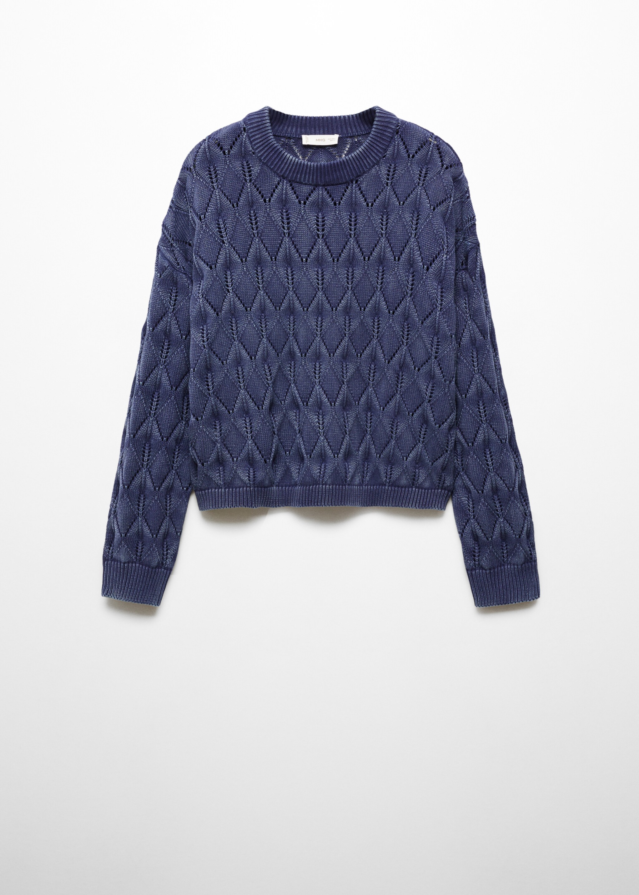 Openwork knit sweater - Article without model