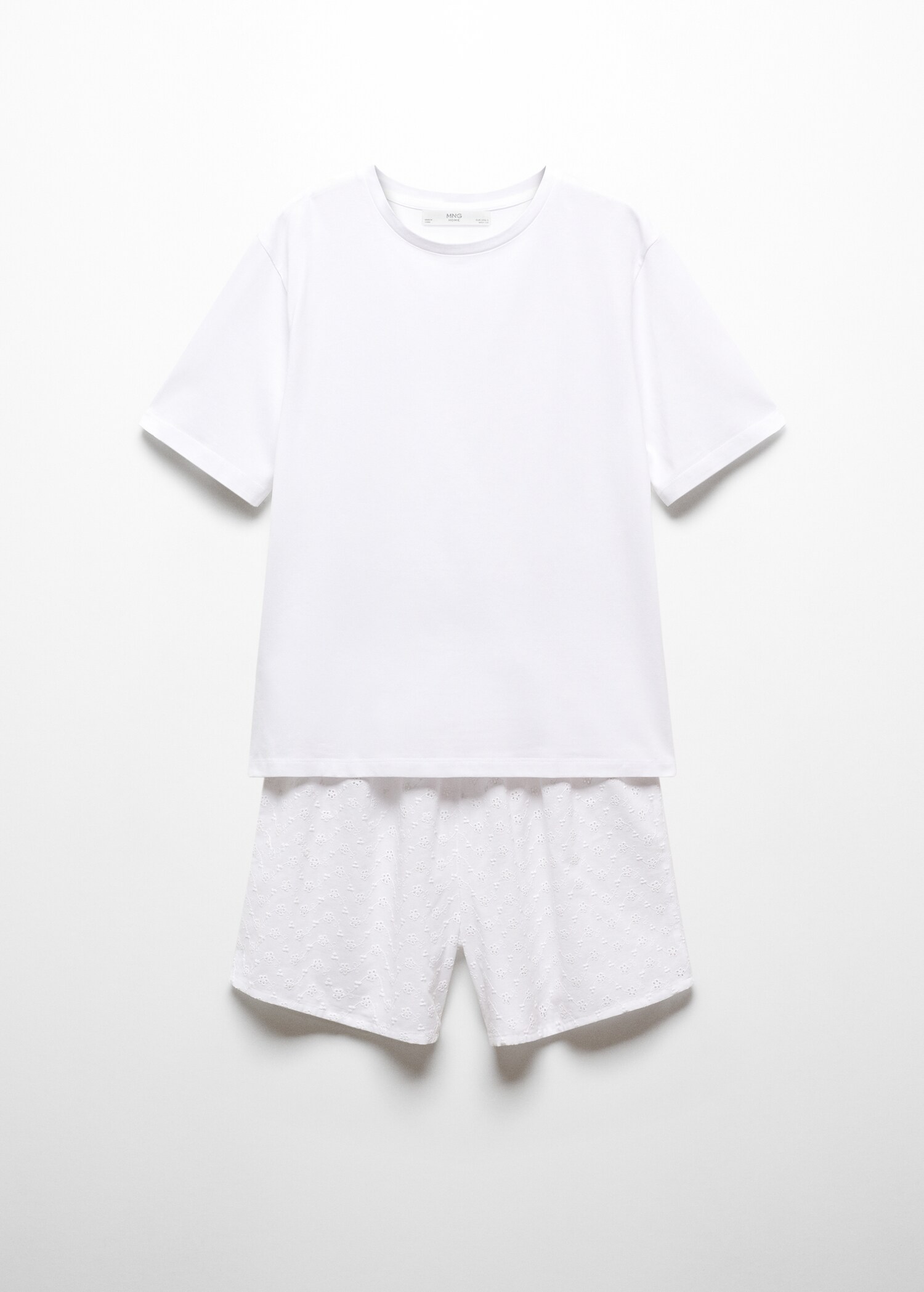 Two-piece cotton pyjamas - Article without model