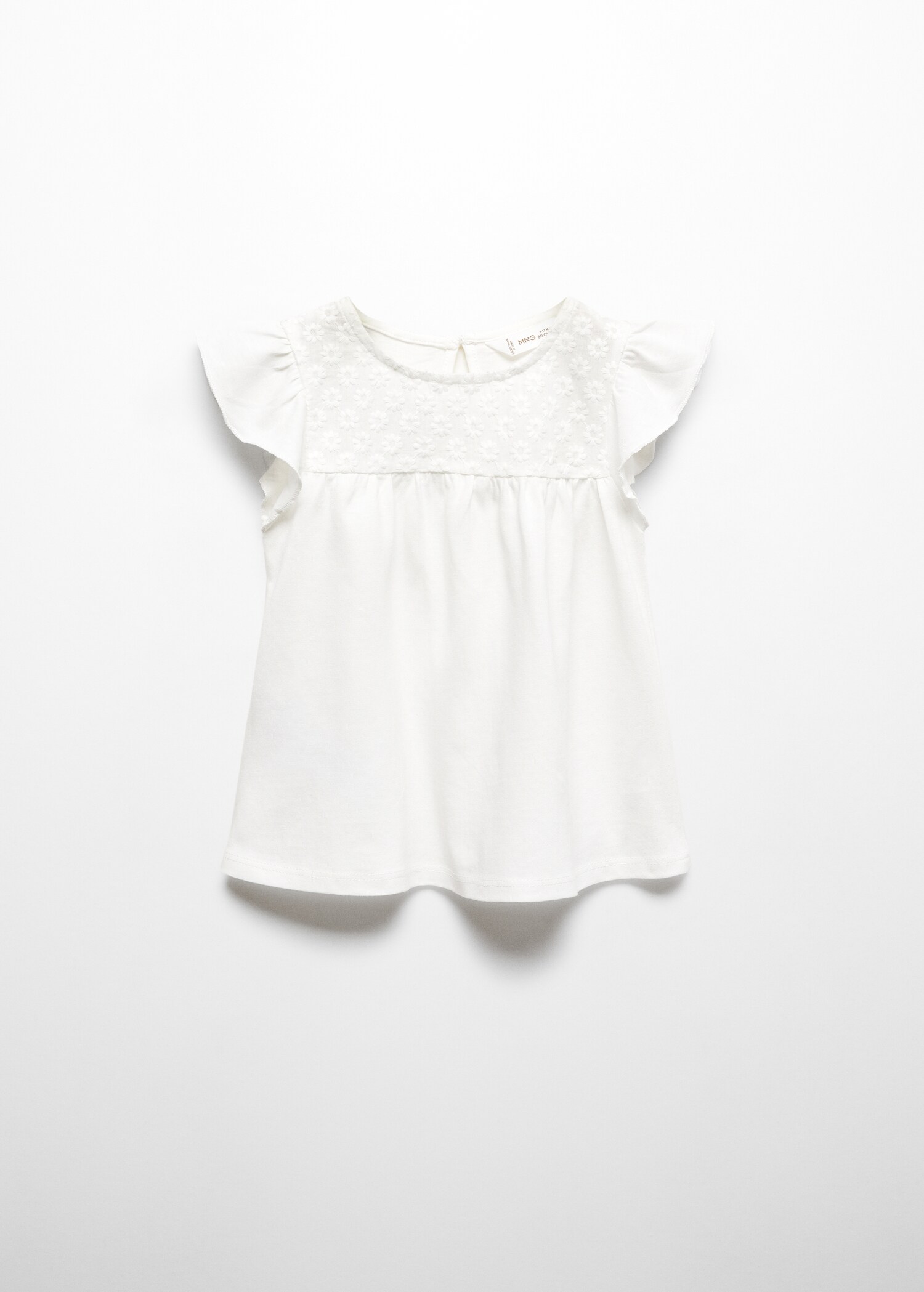 Embroidered flowers T-shirt - Article without model